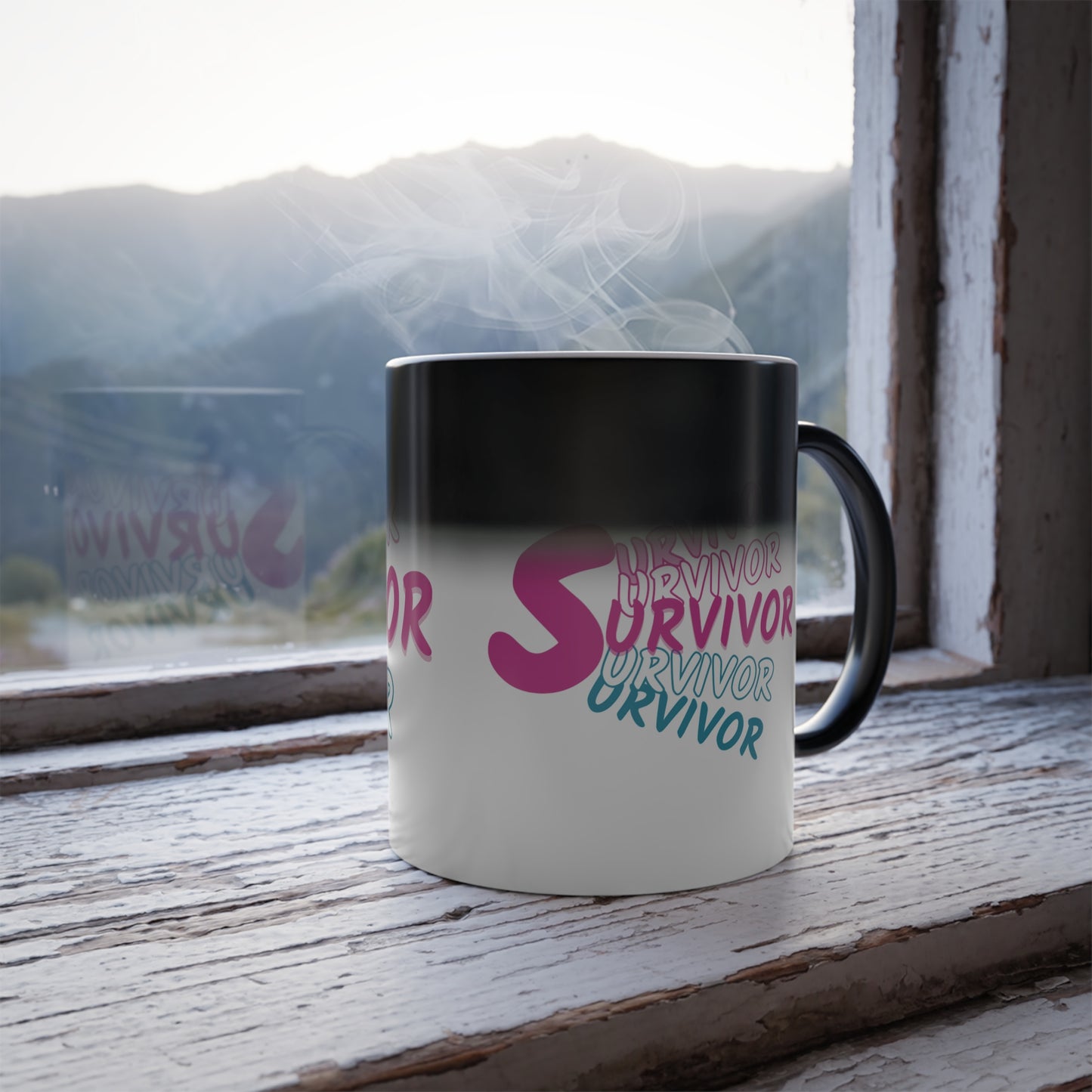 Survivor Color Morphing Mug, 11oz