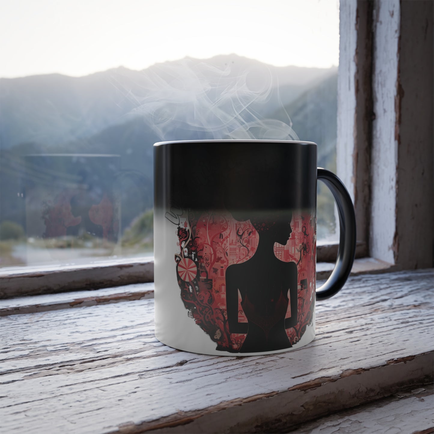 Warrior Butterfly Color Morphing Mug, 11oz