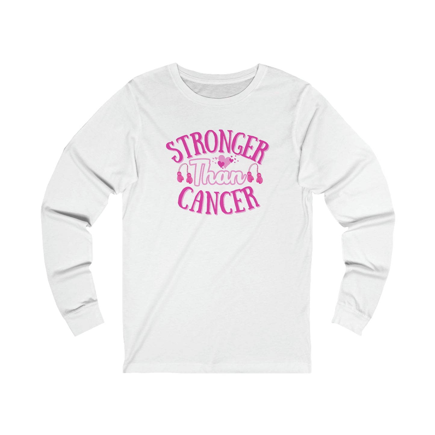 Stronger Than Cancer Unisex Jersey Long Sleeve Tee