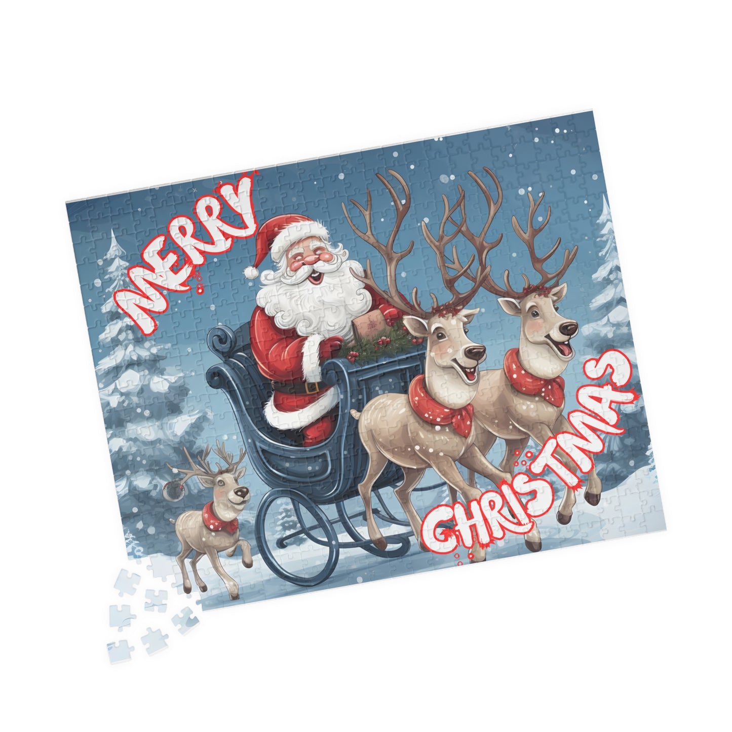 Merry Christmas Puzzle (110, 252, 500-piece)