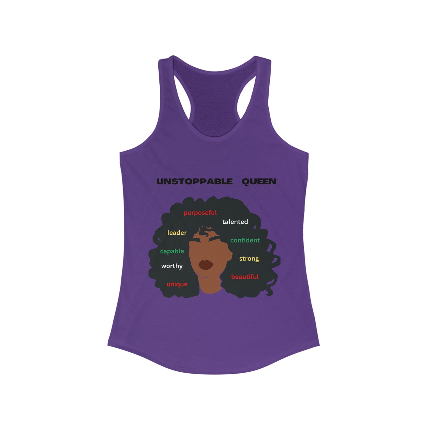 Unstoppable Queen Women's Ideal Racerback Tank