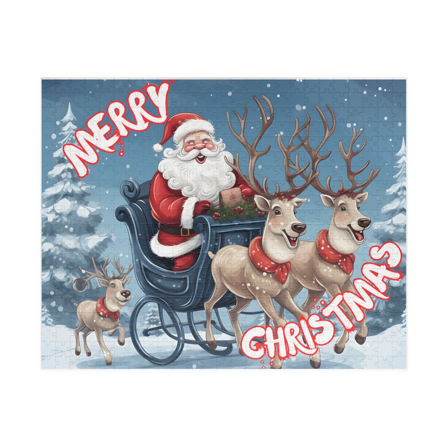 Merry Christmas Puzzle (110, 252, 500-piece)