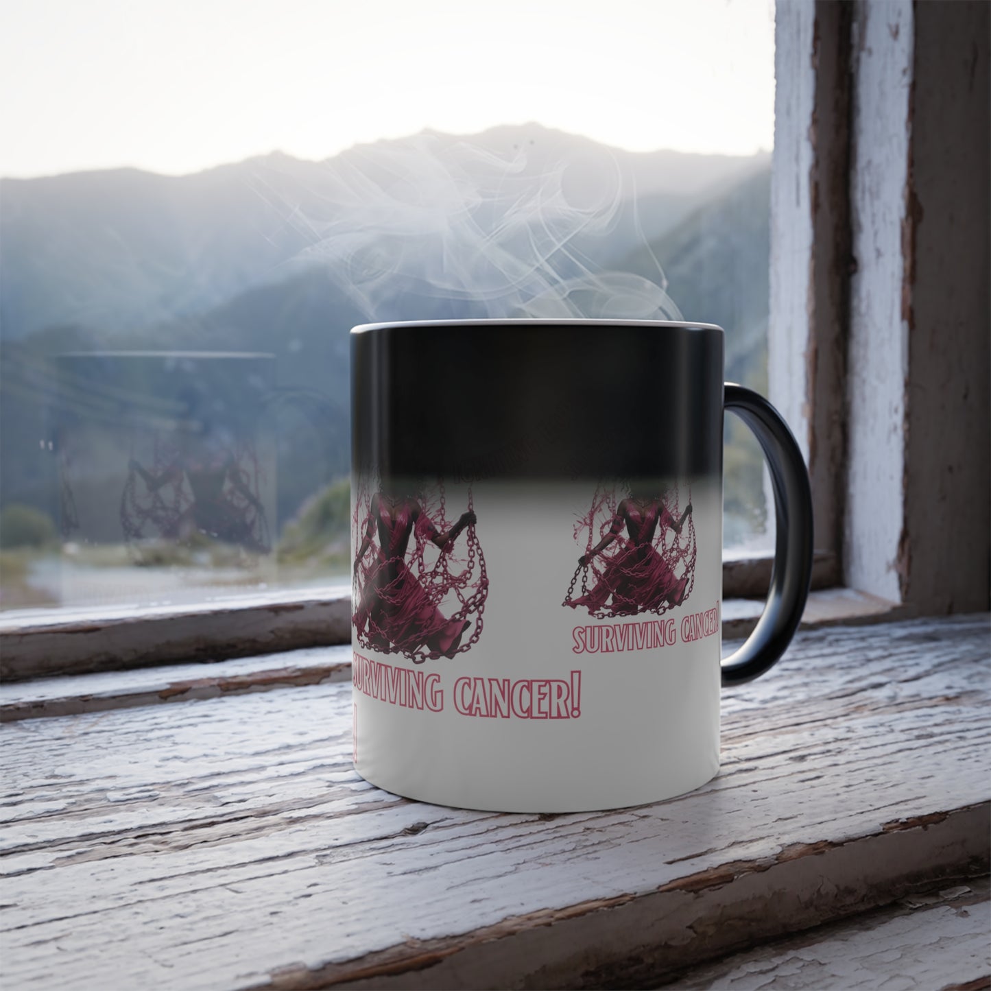Surviving Cancer Color Morphing Mug, 11oz