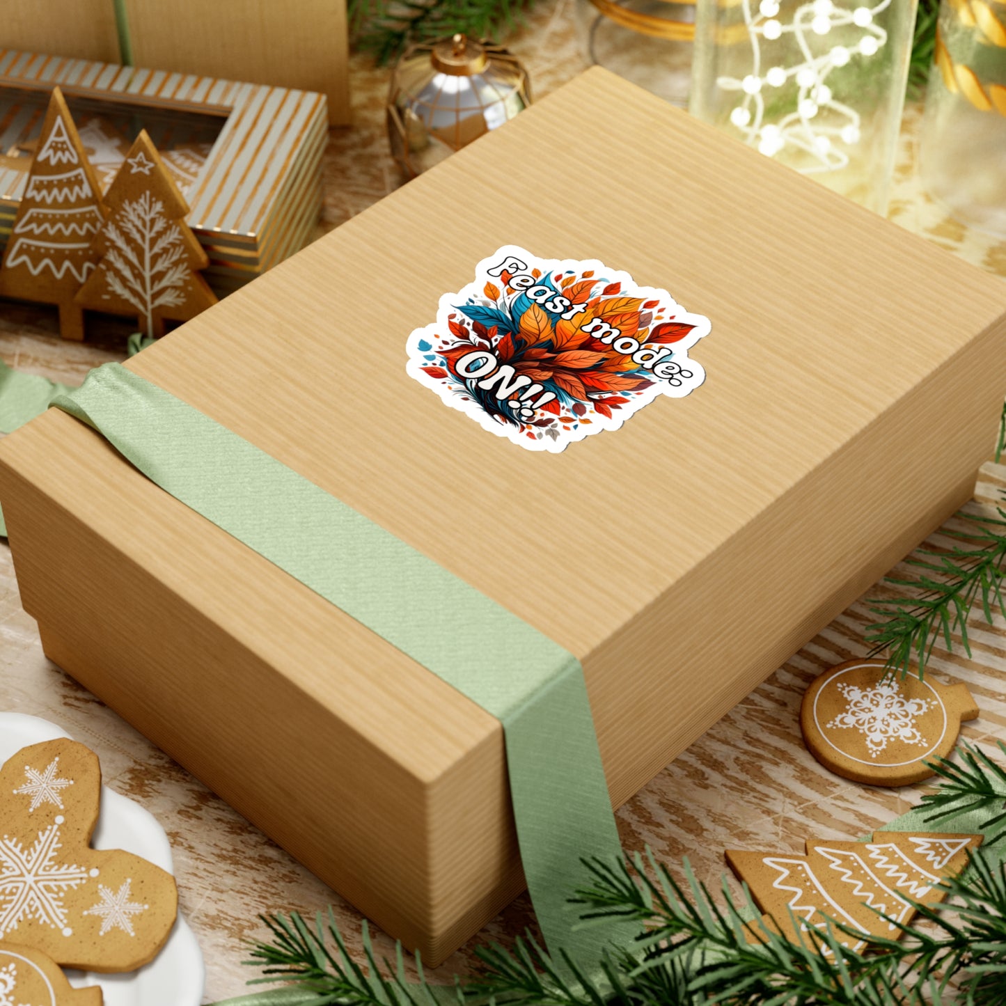 Feast Mode Kiss-Cut Stickers