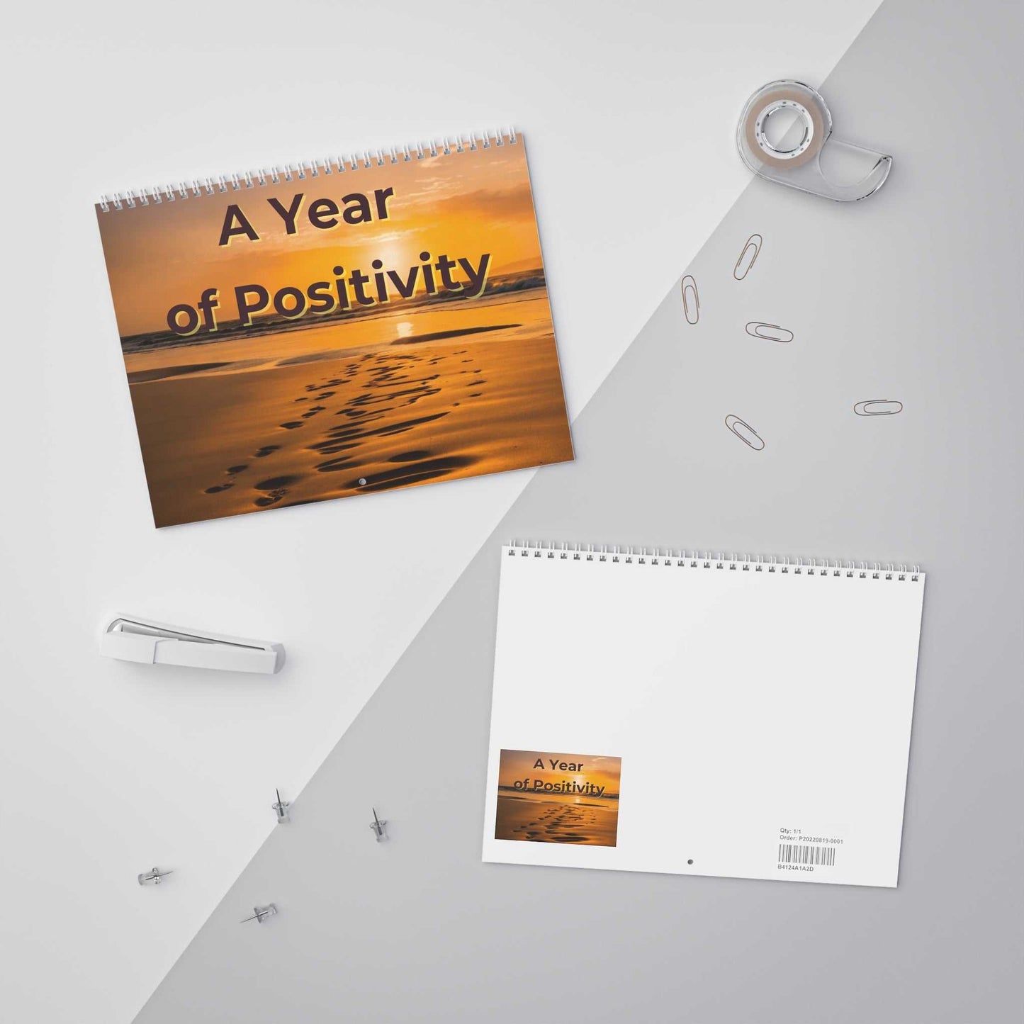 A Year of Positivity Calendar (2024) Motivation on the Go!! Calendar Good Vibes Daily Lab 20