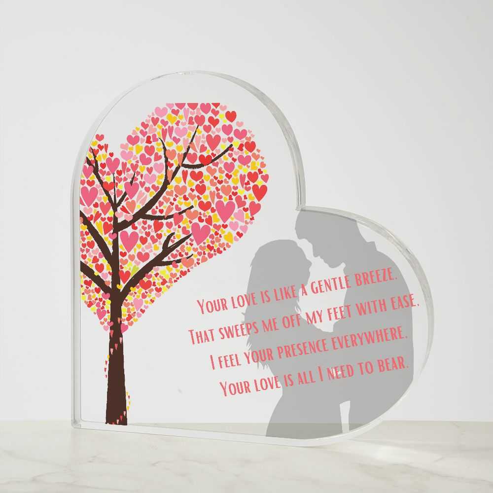 Acrylic Heart Plaque All Products Home Decor Good Vibes Daily Lab 39