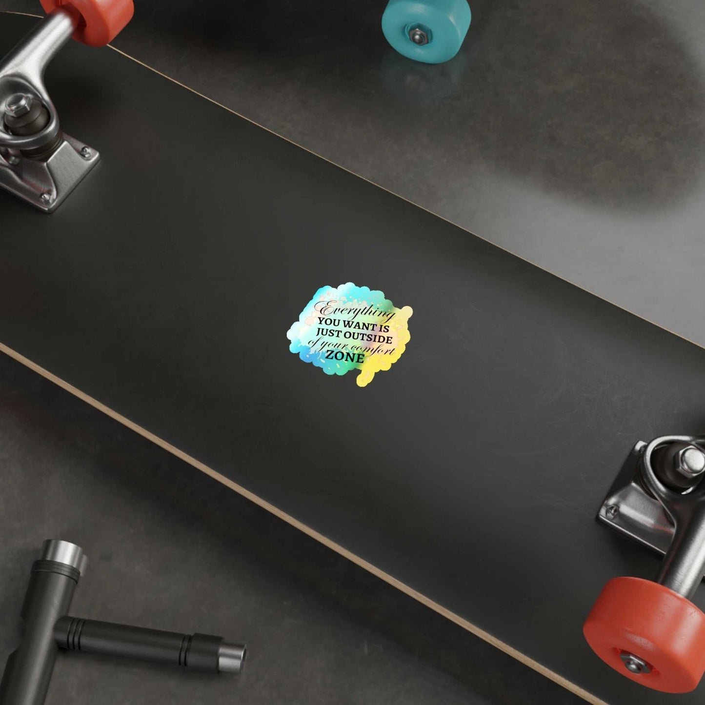 Everything You Want Holographic Die-cut Stickers Decals & Stickers Paper products Good Vibes Daily Lab 5