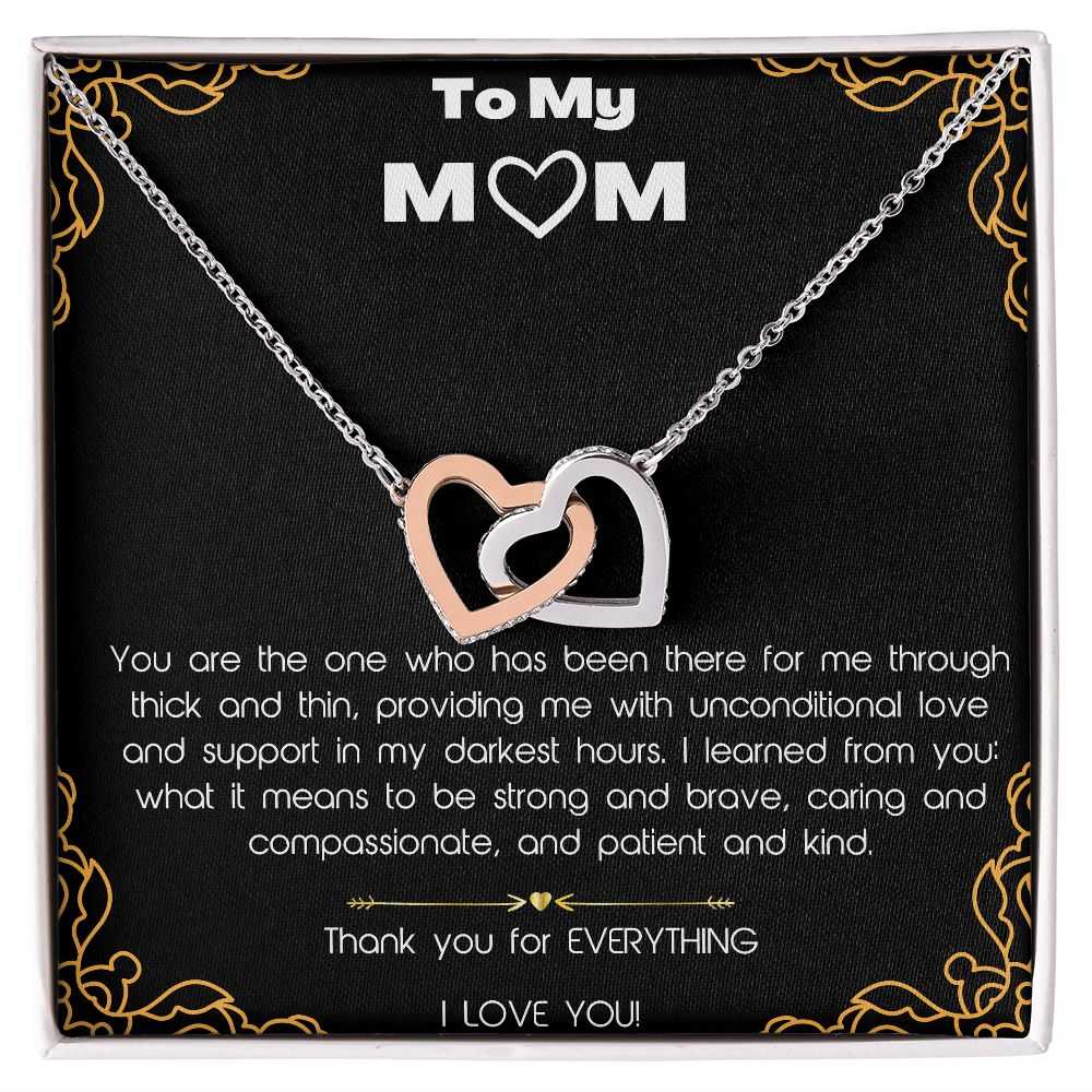 Interlocking Hearts Necklace --MOM-- Jewelry for Any and Every Occasion Jewelry Good Vibes Daily Lab 59
