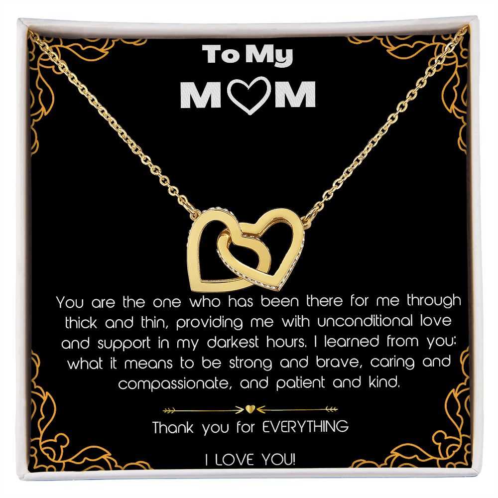 Interlocking Hearts Necklace --MOM-- Jewelry for Any and Every Occasion Jewelry Good Vibes Daily Lab 59