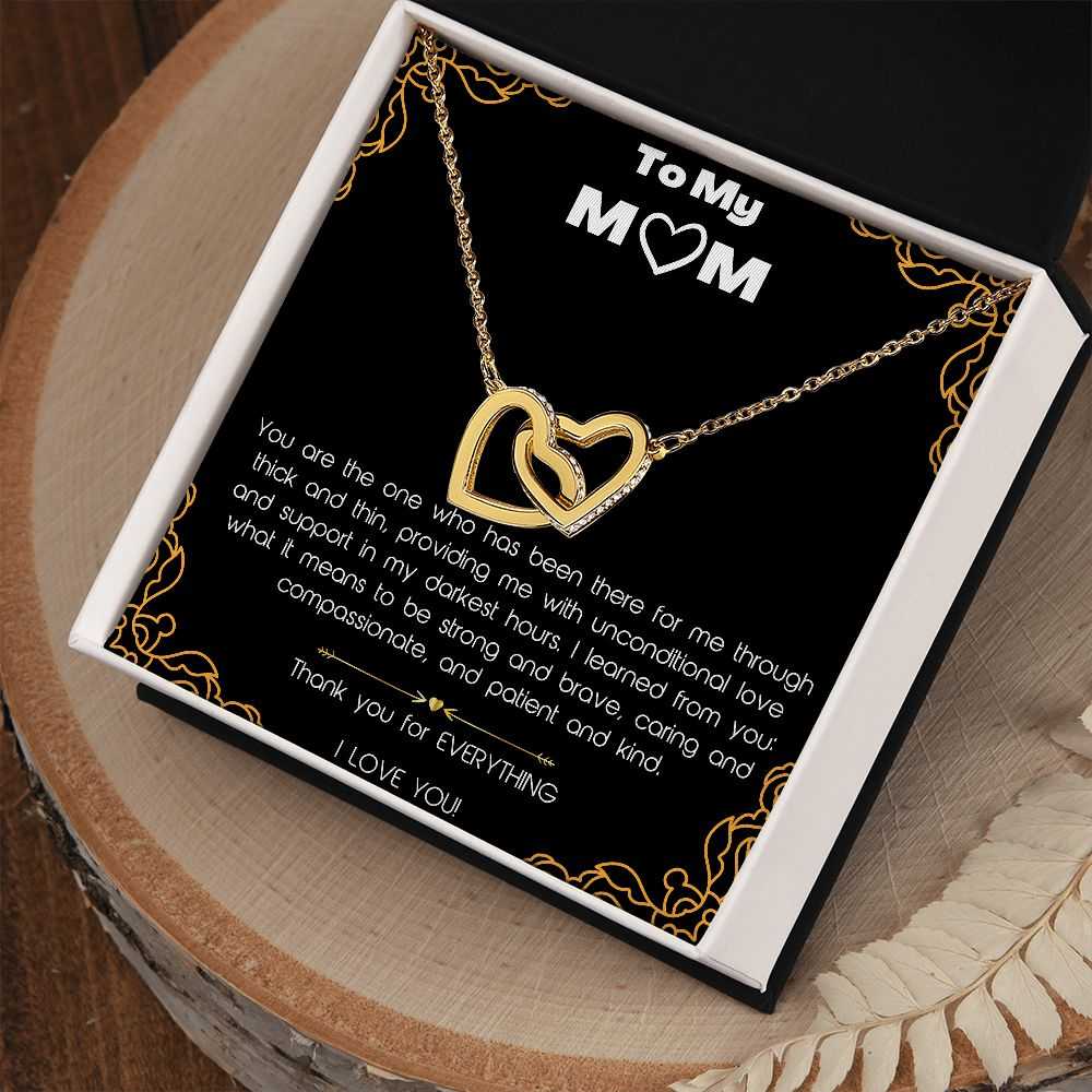 Interlocking Hearts Necklace --MOM-- Jewelry for Any and Every Occasion Jewelry Good Vibes Daily Lab 59