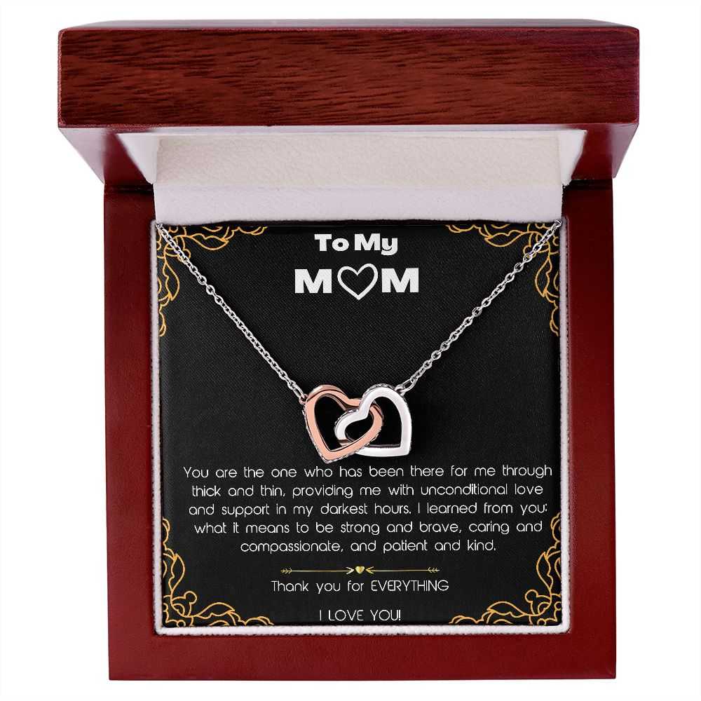 Interlocking Hearts Necklace --MOM-- Jewelry for Any and Every Occasion Jewelry Good Vibes Daily Lab 59