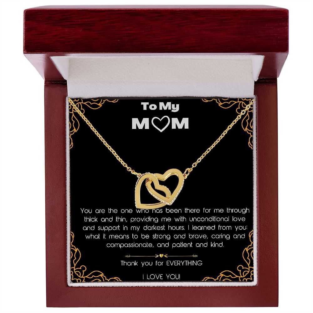 Interlocking Hearts Necklace --MOM-- Jewelry for Any and Every Occasion Jewelry Good Vibes Daily Lab 59
