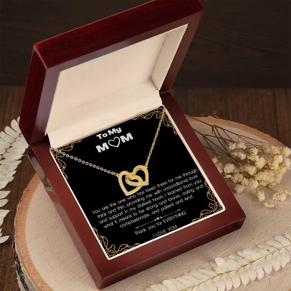 Interlocking Hearts Necklace --MOM-- Jewelry for Any and Every Occasion Jewelry Good Vibes Daily Lab 59