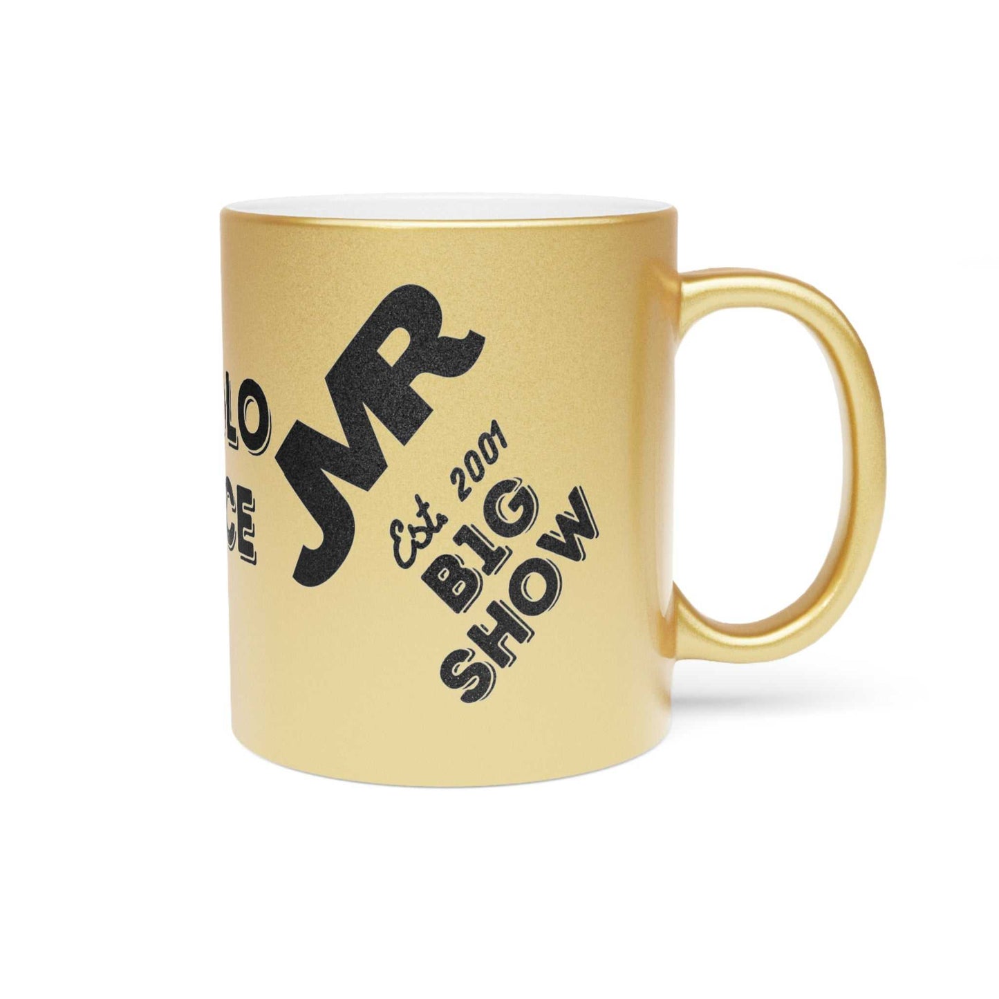 JMR Metallic Mug Gold The JMR Collection Mug Good Vibes Daily Lab 25