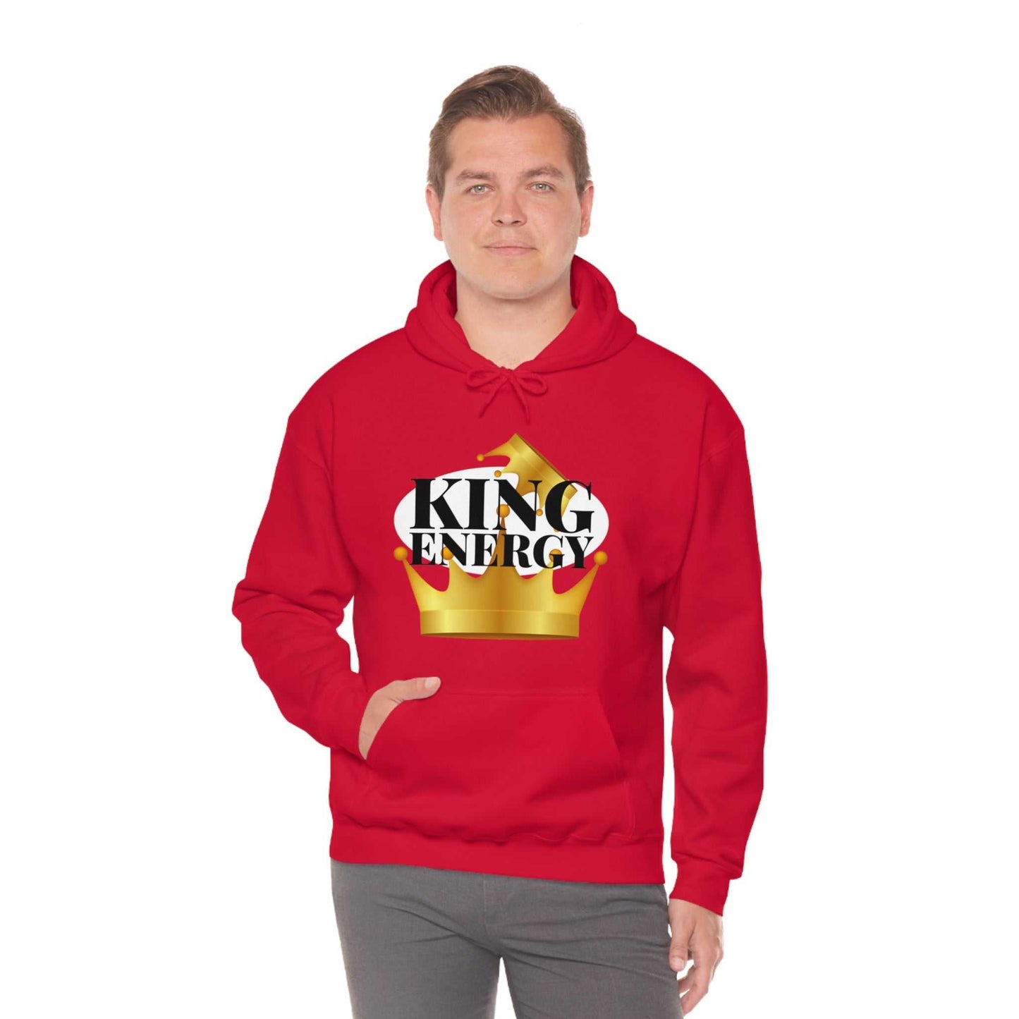 King Energy Heavy Blend™ Hooded Sweatshirt Hoodies and Sweatshirts Hoodie Good Vibes Daily Lab 42