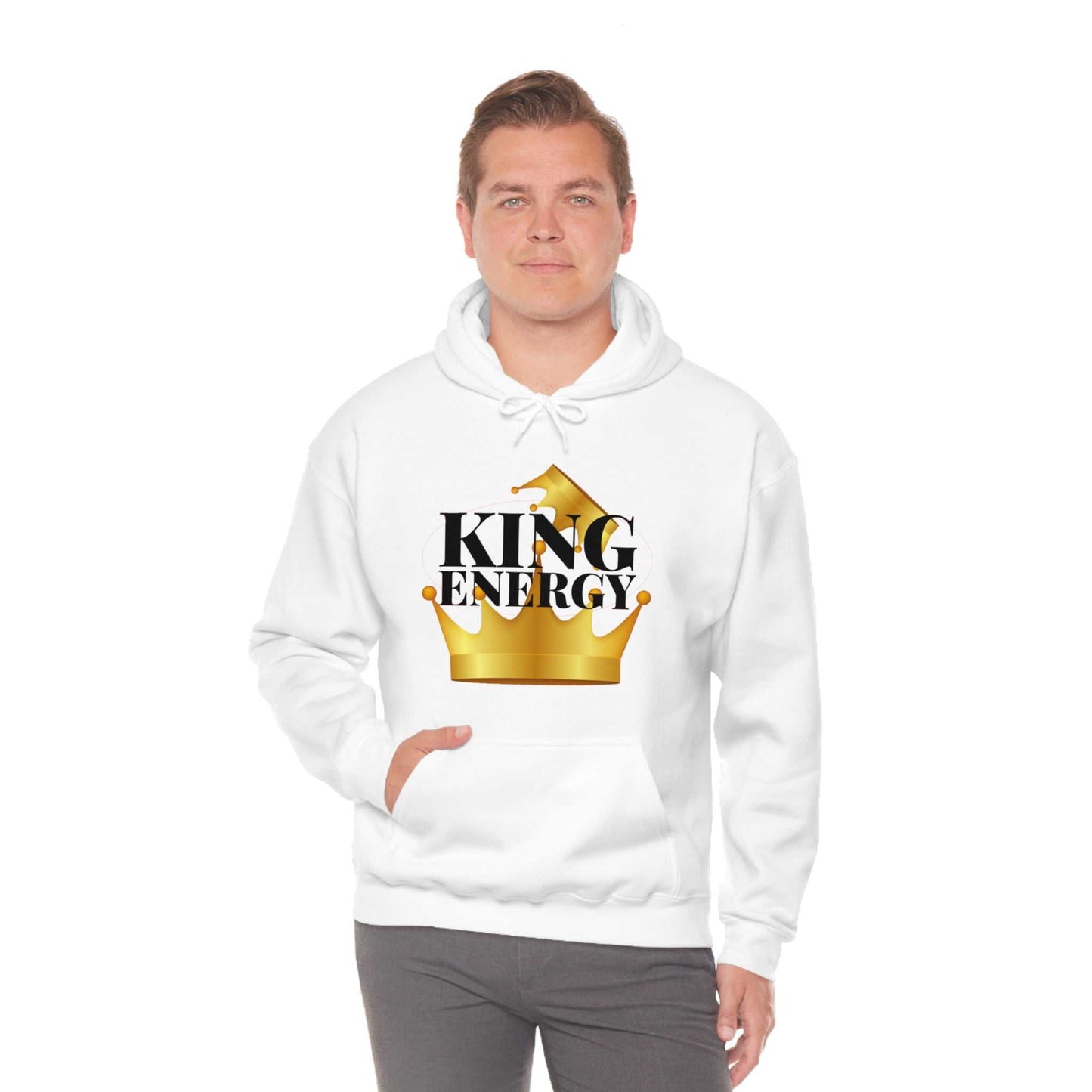 King Energy Heavy Blend™ Hooded Sweatshirt Hoodies and Sweatshirts Hoodie Good Vibes Daily Lab 42