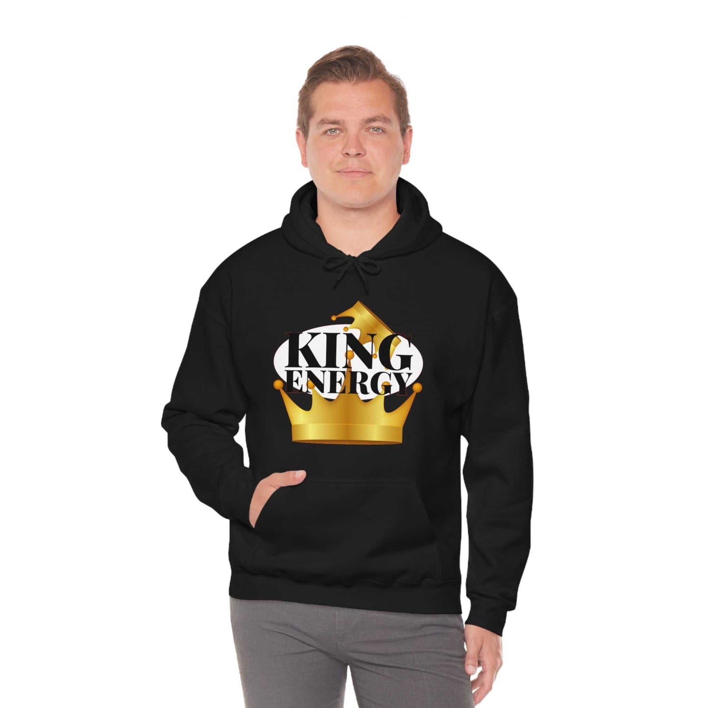 King Energy Heavy Blend™ Hooded Sweatshirt Hoodies and Sweatshirts Hoodie Good Vibes Daily Lab 42