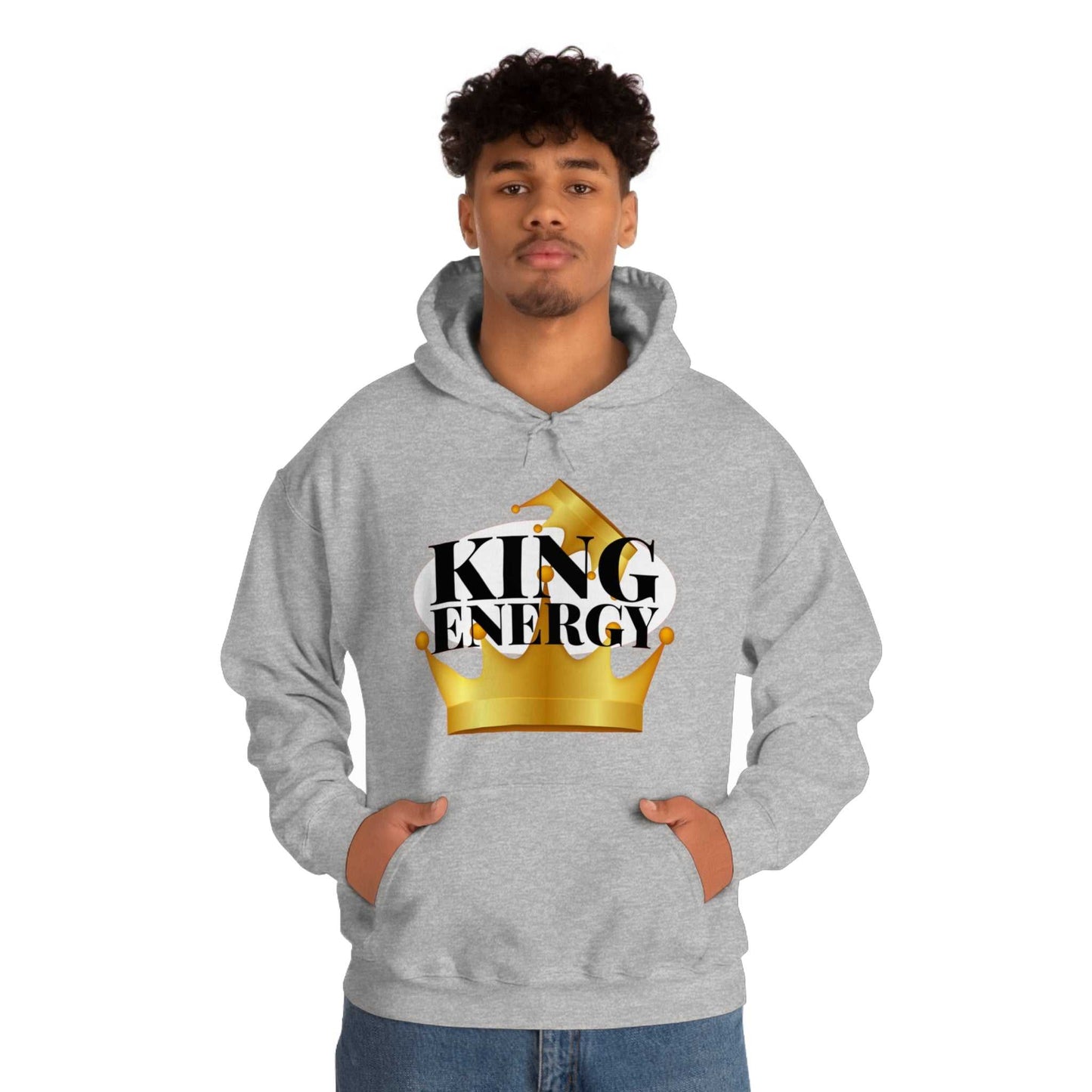 King Energy Heavy Blend™ Hooded Sweatshirt Hoodies and Sweatshirts Hoodie Good Vibes Daily Lab 42