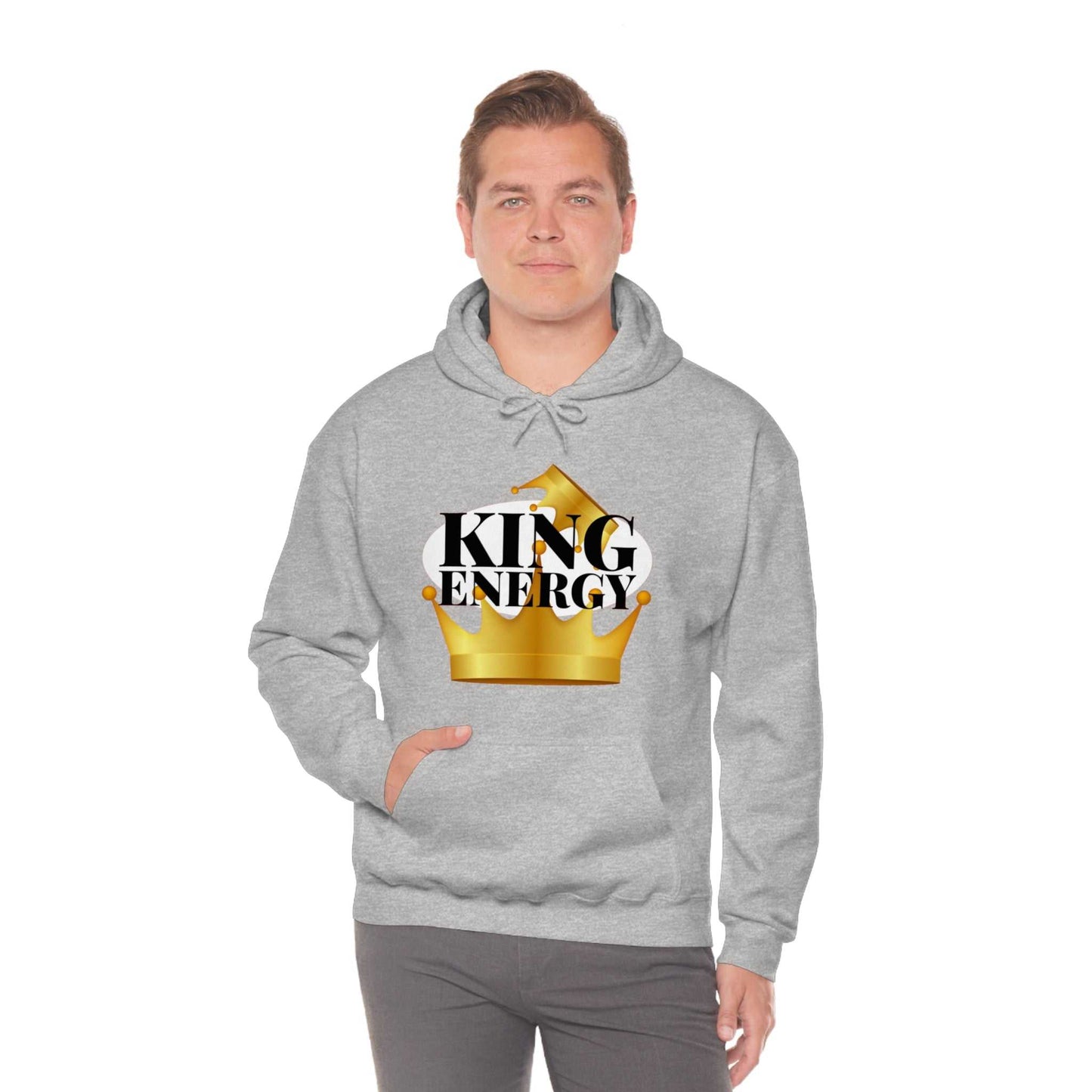 King Energy Heavy Blend™ Hooded Sweatshirt Hoodies and Sweatshirts Hoodie Good Vibes Daily Lab 42