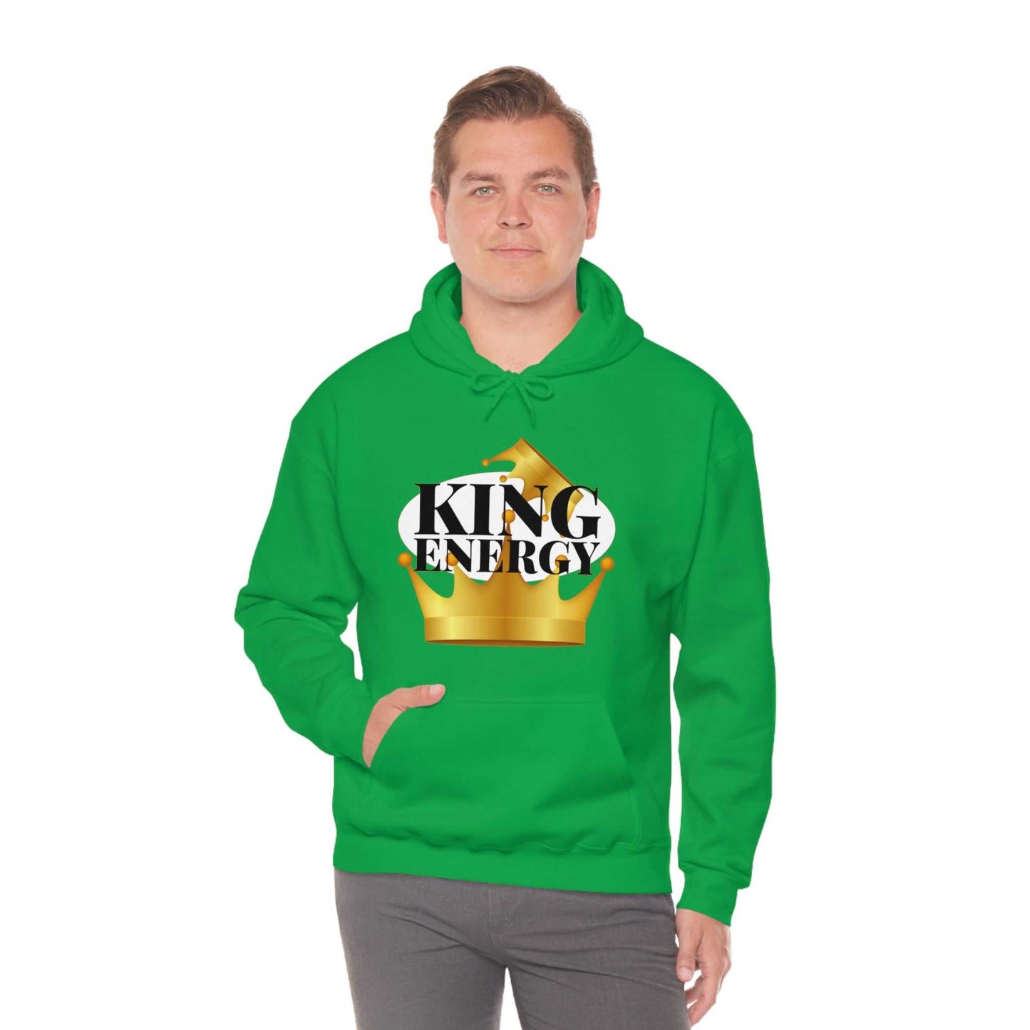 King Energy Heavy Blend™ Hooded Sweatshirt Hoodies and Sweatshirts Hoodie Good Vibes Daily Lab 42