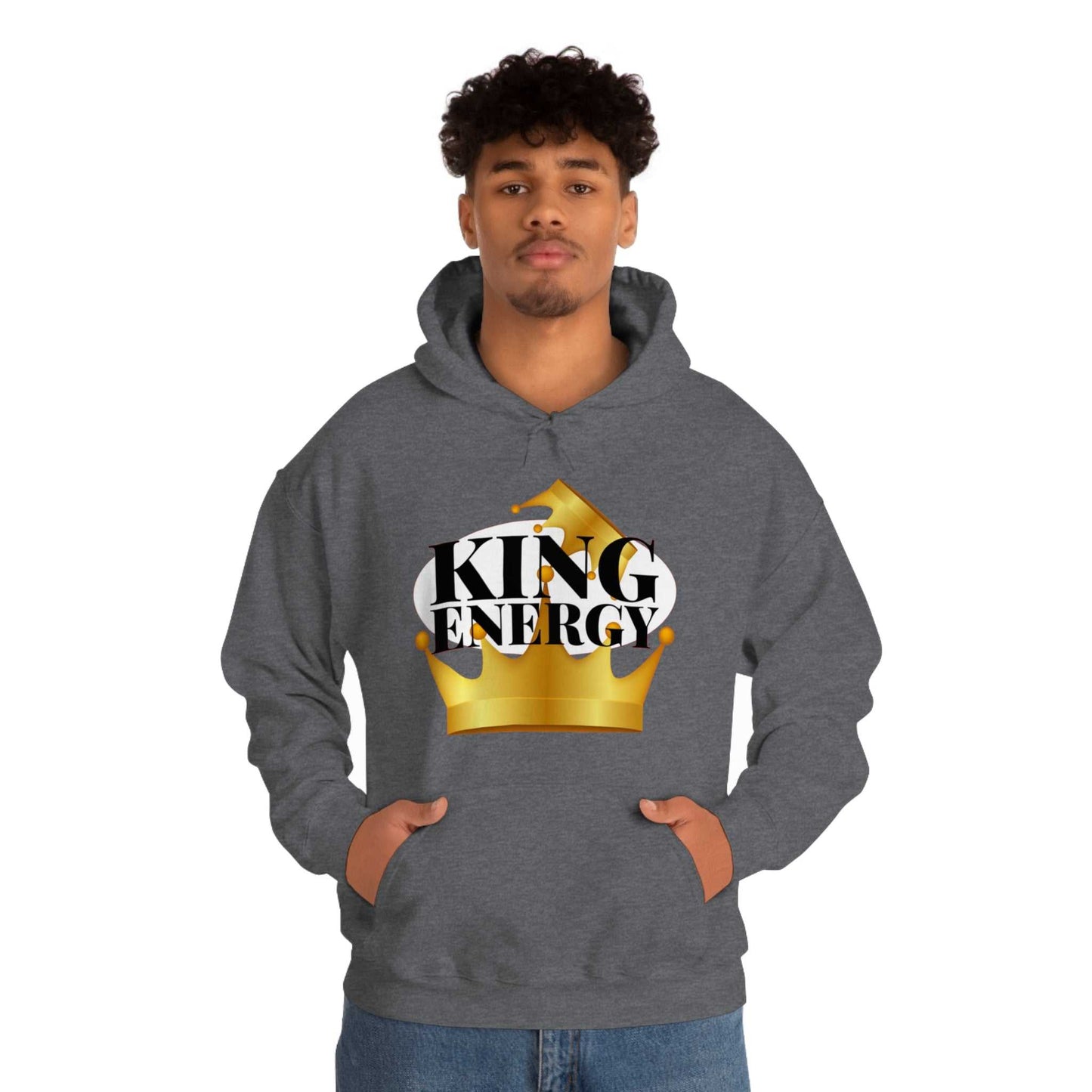 King Energy Heavy Blend™ Hooded Sweatshirt Hoodies and Sweatshirts Hoodie Good Vibes Daily Lab 42