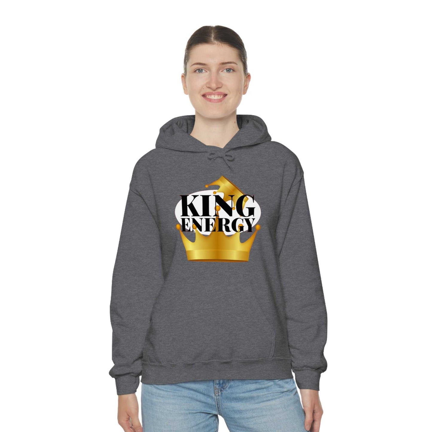 King Energy Heavy Blend™ Hooded Sweatshirt Hoodies and Sweatshirts Hoodie Good Vibes Daily Lab 42