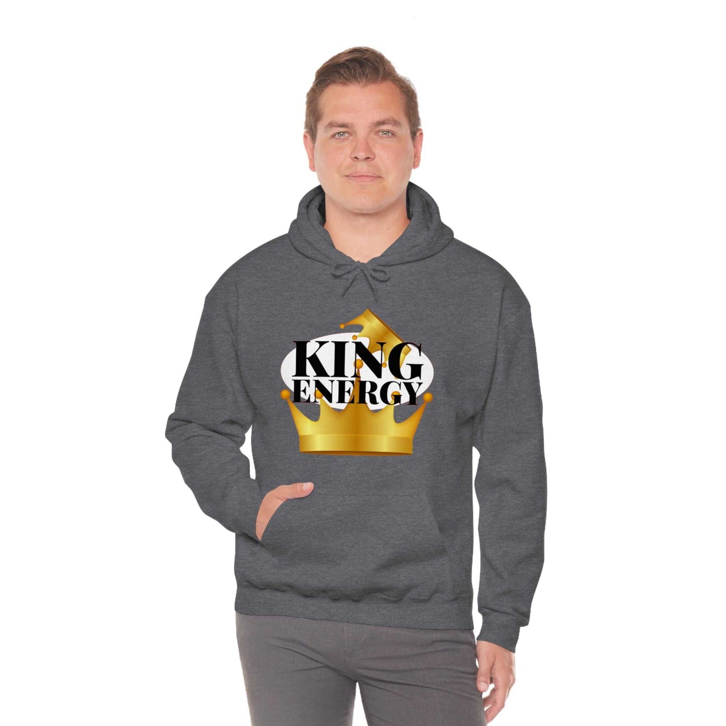 King Energy Heavy Blend™ Hooded Sweatshirt Hoodies and Sweatshirts Hoodie Good Vibes Daily Lab 42