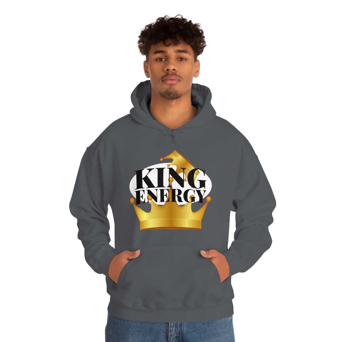 King Energy Heavy Blend™ Hooded Sweatshirt Hoodies and Sweatshirts Hoodie Good Vibes Daily Lab 42