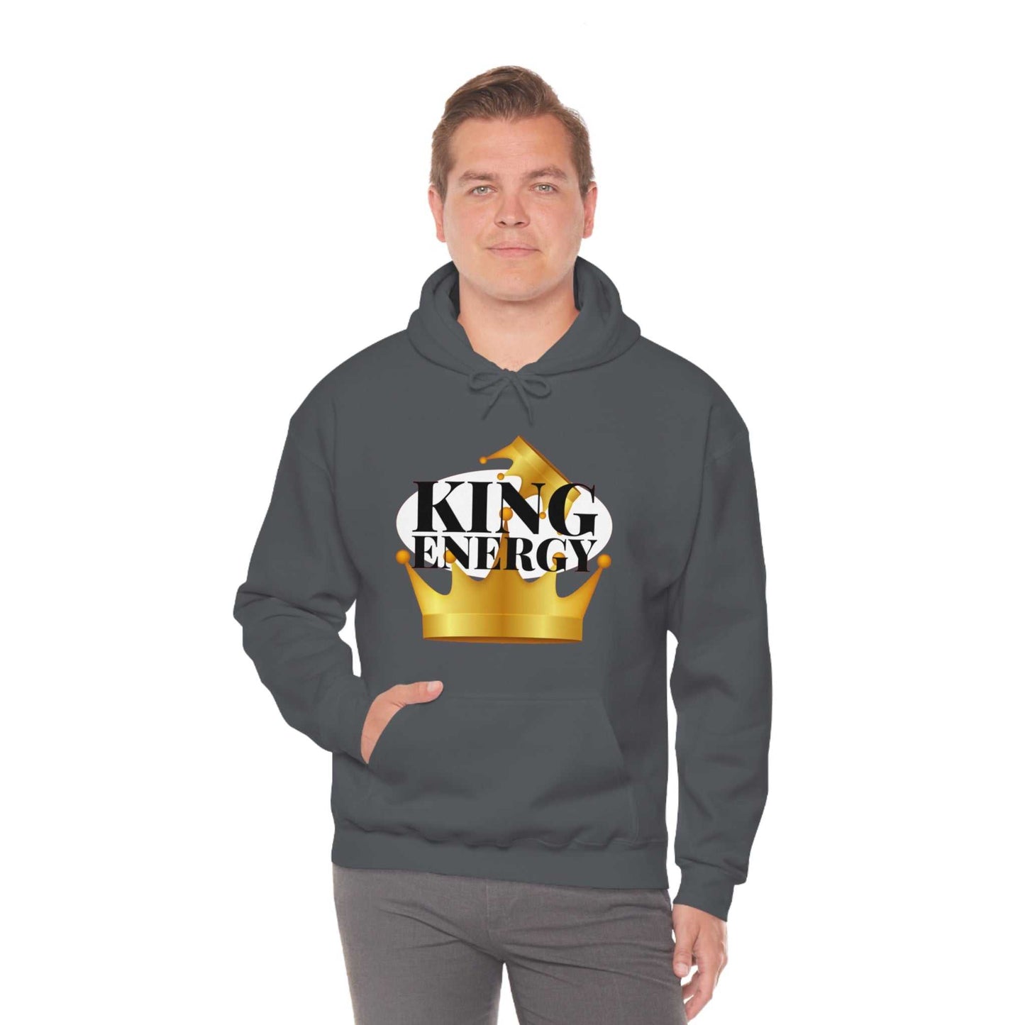 King Energy Heavy Blend™ Hooded Sweatshirt Hoodies and Sweatshirts Hoodie Good Vibes Daily Lab 42