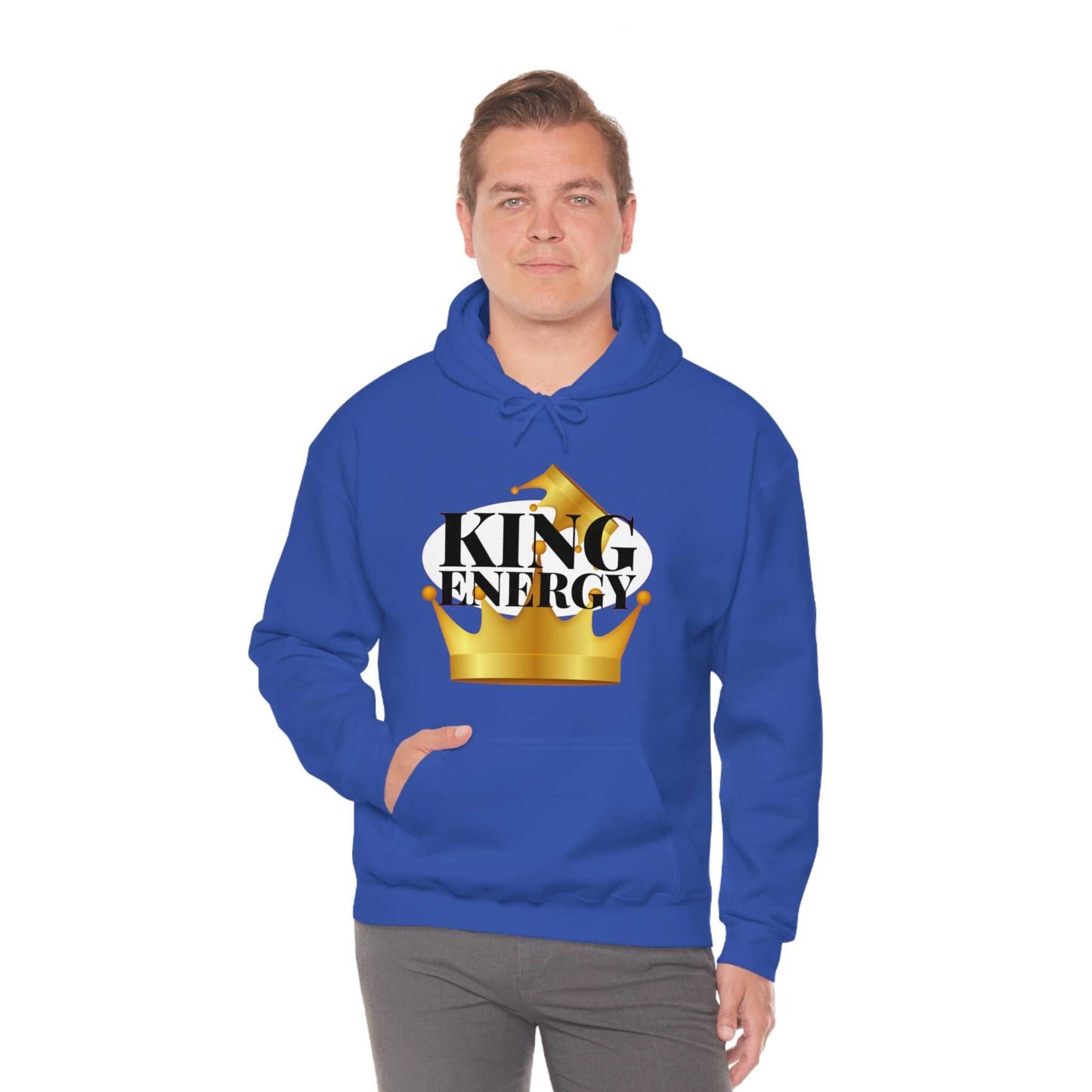 King Energy Heavy Blend™ Hooded Sweatshirt Hoodies and Sweatshirts Hoodie Good Vibes Daily Lab 42