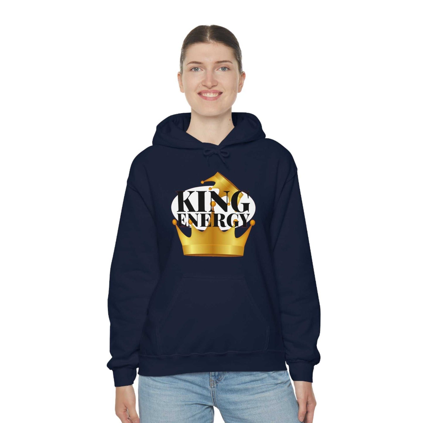 King Energy Heavy Blend™ Hooded Sweatshirt Hoodies and Sweatshirts Hoodie Good Vibes Daily Lab 42
