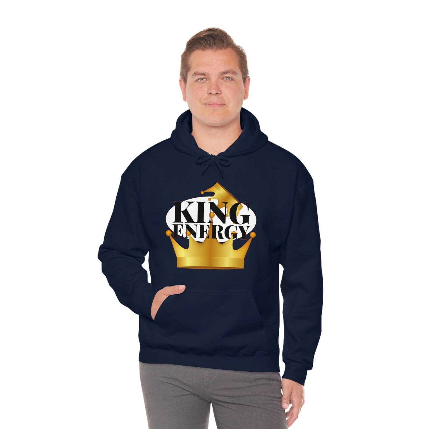 King Energy Heavy Blend™ Hooded Sweatshirt Hoodies and Sweatshirts Hoodie Good Vibes Daily Lab 42