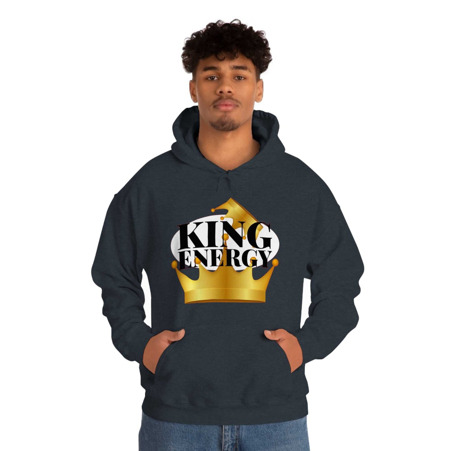 King Energy Heavy Blend™ Hooded Sweatshirt Hoodies and Sweatshirts Hoodie Good Vibes Daily Lab 42