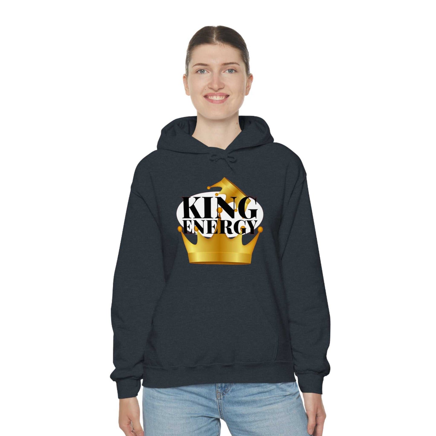 King Energy Heavy Blend™ Hooded Sweatshirt Hoodies and Sweatshirts Hoodie Good Vibes Daily Lab 42