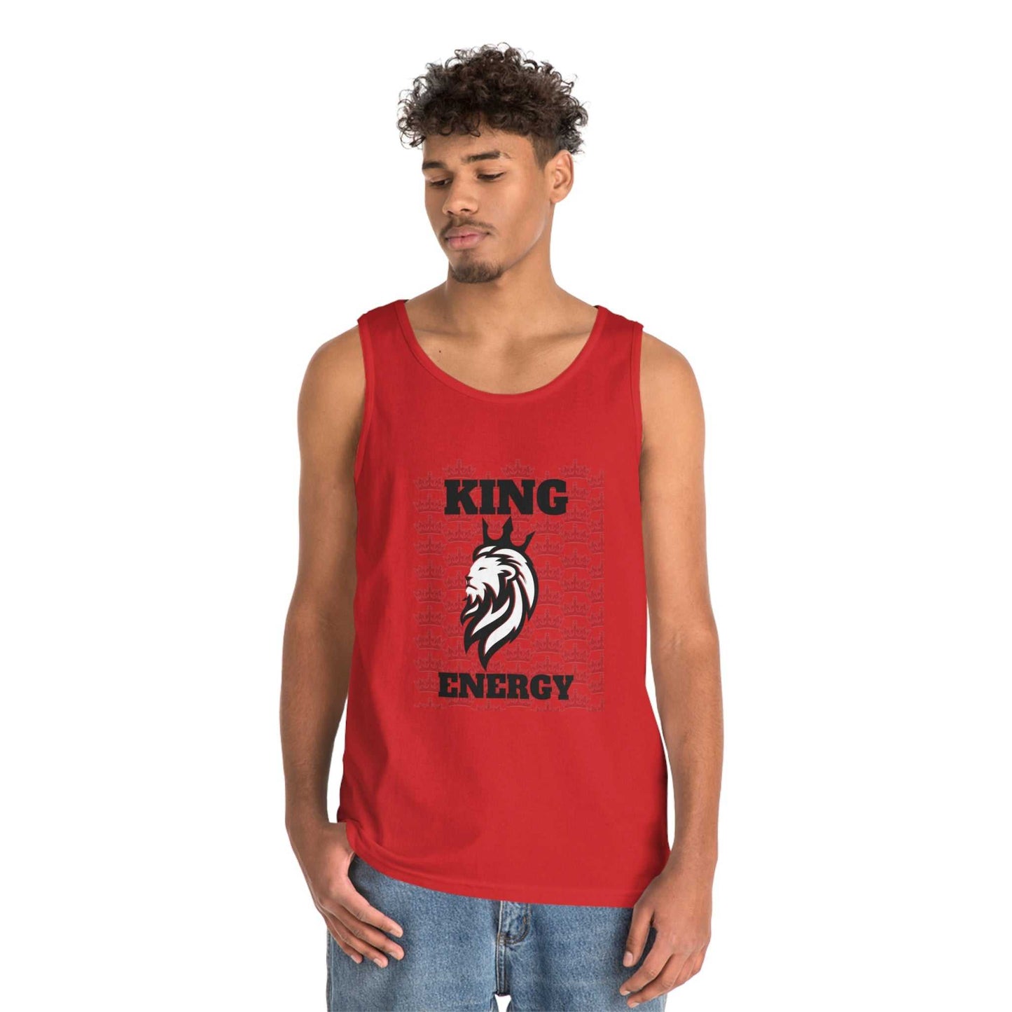 King Energy Heavy Cotton Tank Top Lion T-shirts and Tanks Tank Top Good Vibes Daily Lab 23