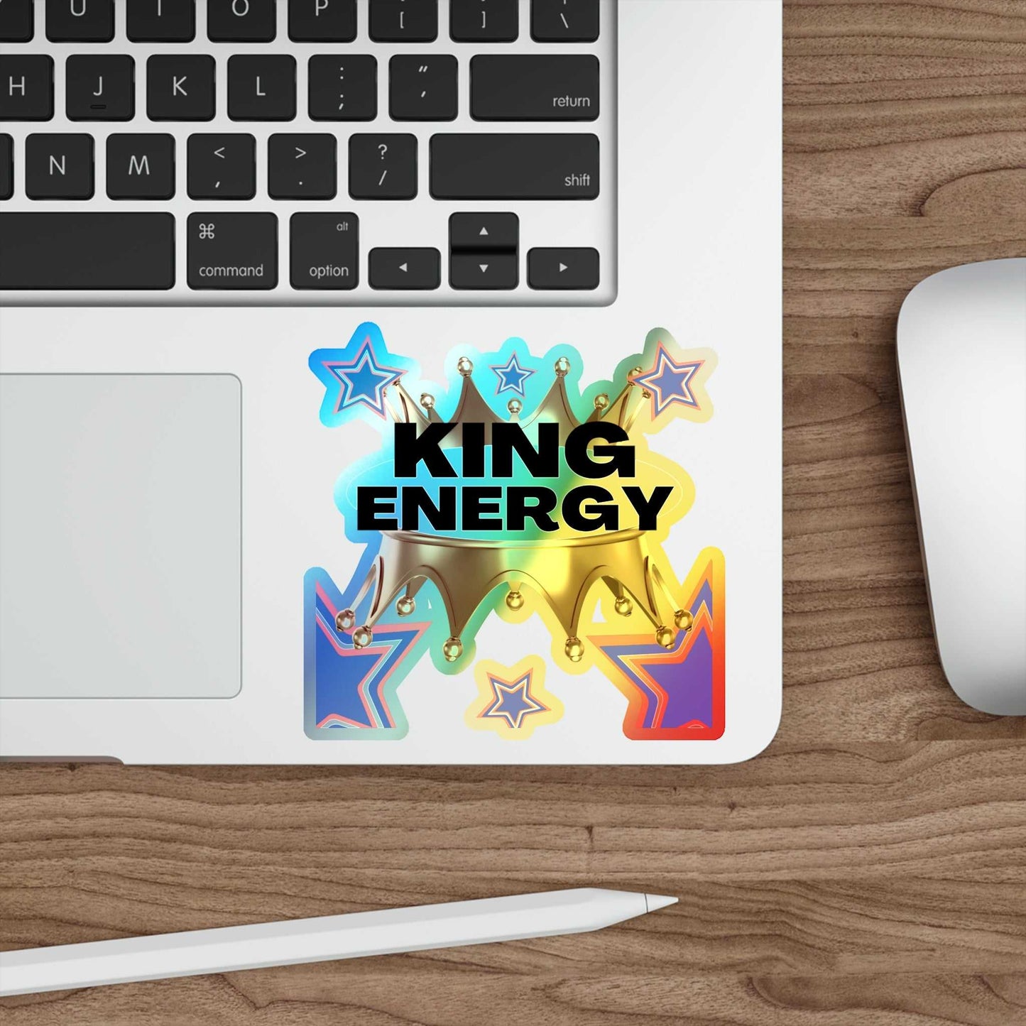 King Energy Holographic Die-cut Stickers Decals & Stickers Paper products Good Vibes Daily Lab 5