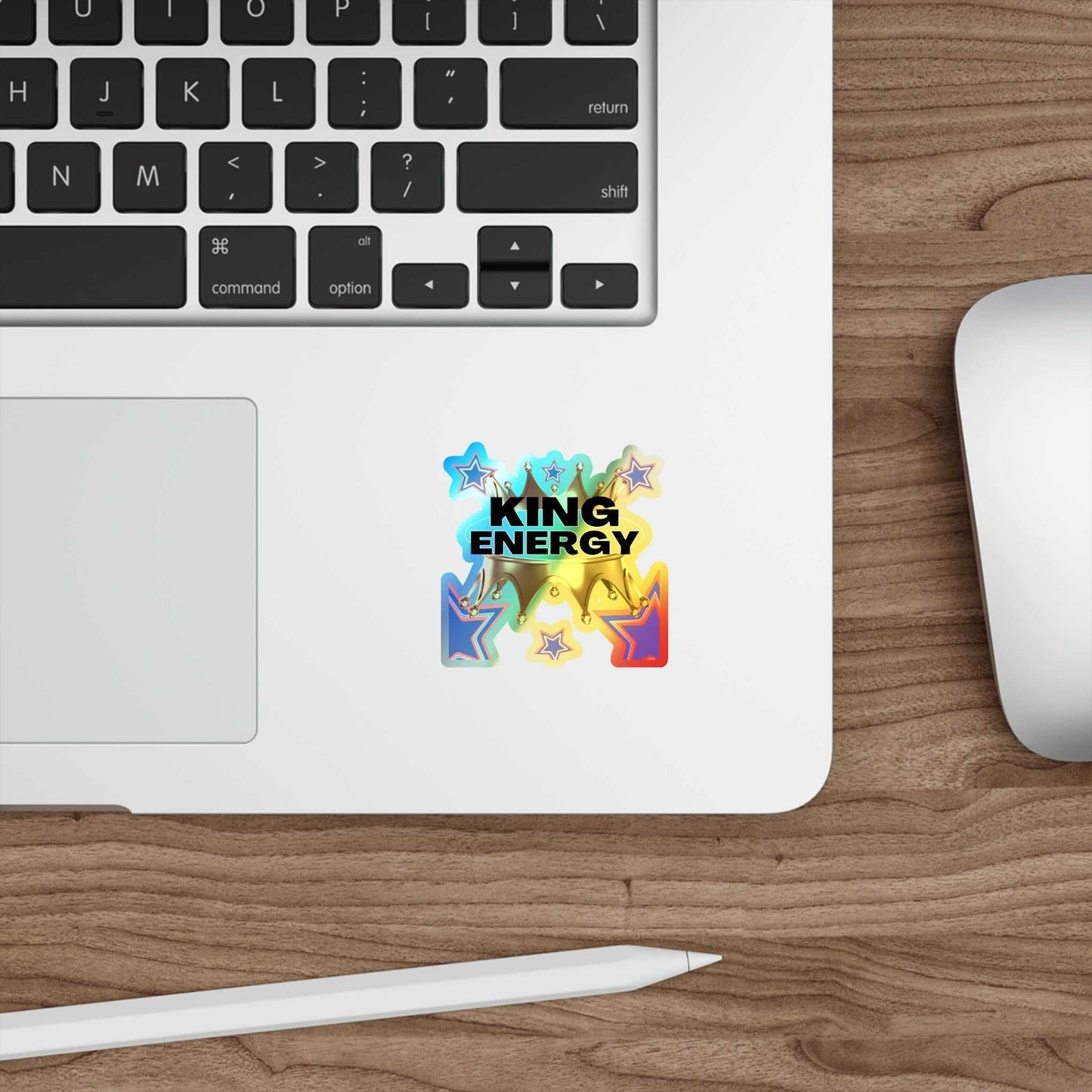 King Energy Holographic Die-cut Stickers Decals & Stickers Paper products Good Vibes Daily Lab 5