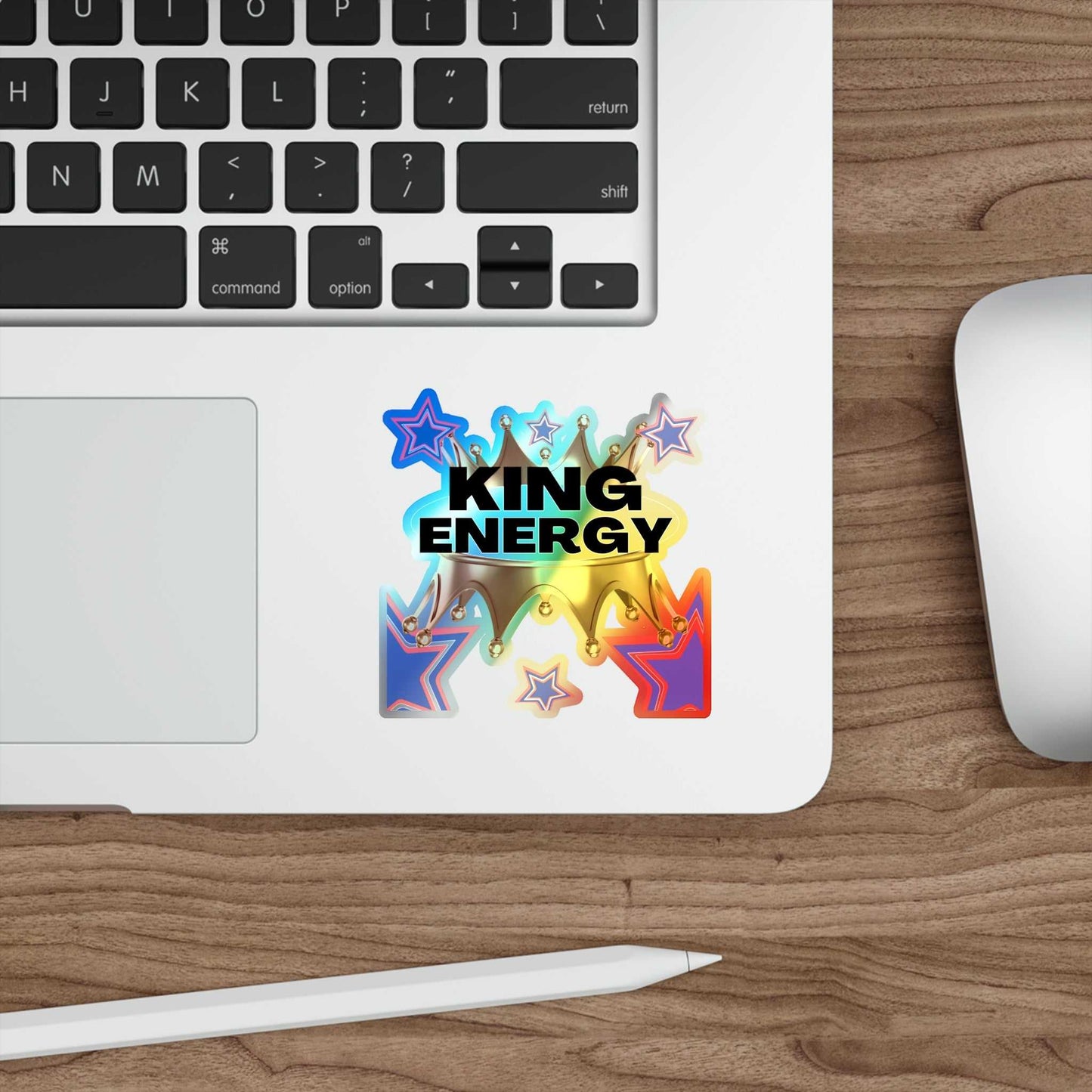 King Energy Holographic Die-cut Stickers Decals & Stickers Paper products Good Vibes Daily Lab 5