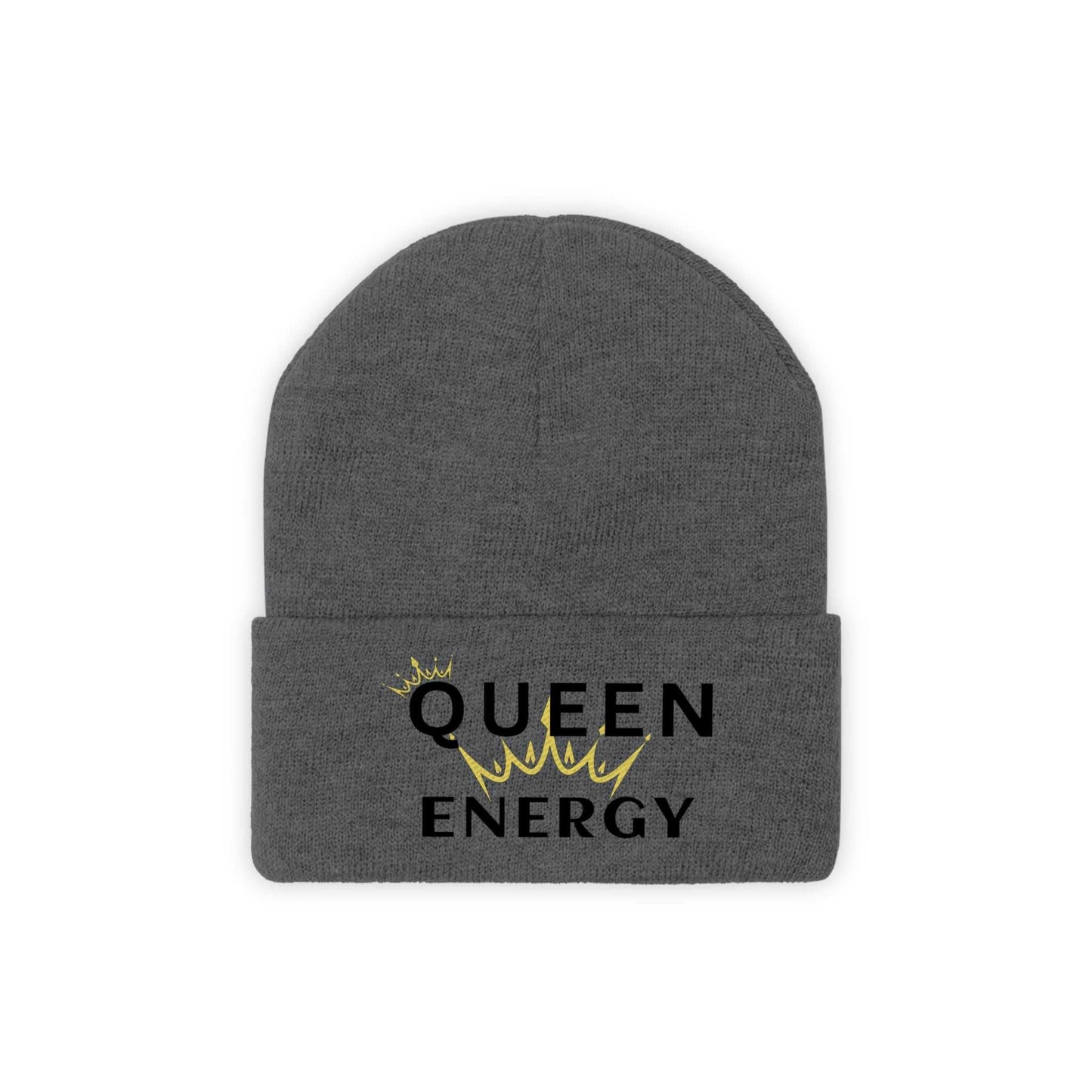 Queen Energy Knit Beanie Motivation on the Go!! Hats Good Vibes Daily Lab 18