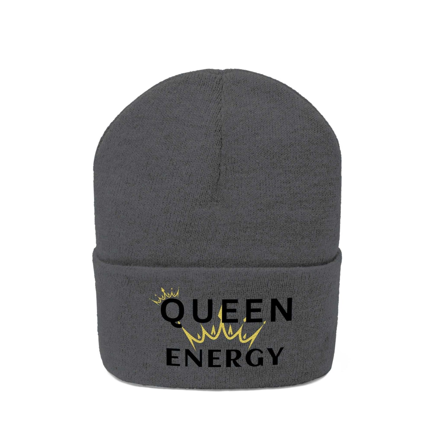 Queen Energy Knit Beanie Motivation on the Go!! Hats Good Vibes Daily Lab 18