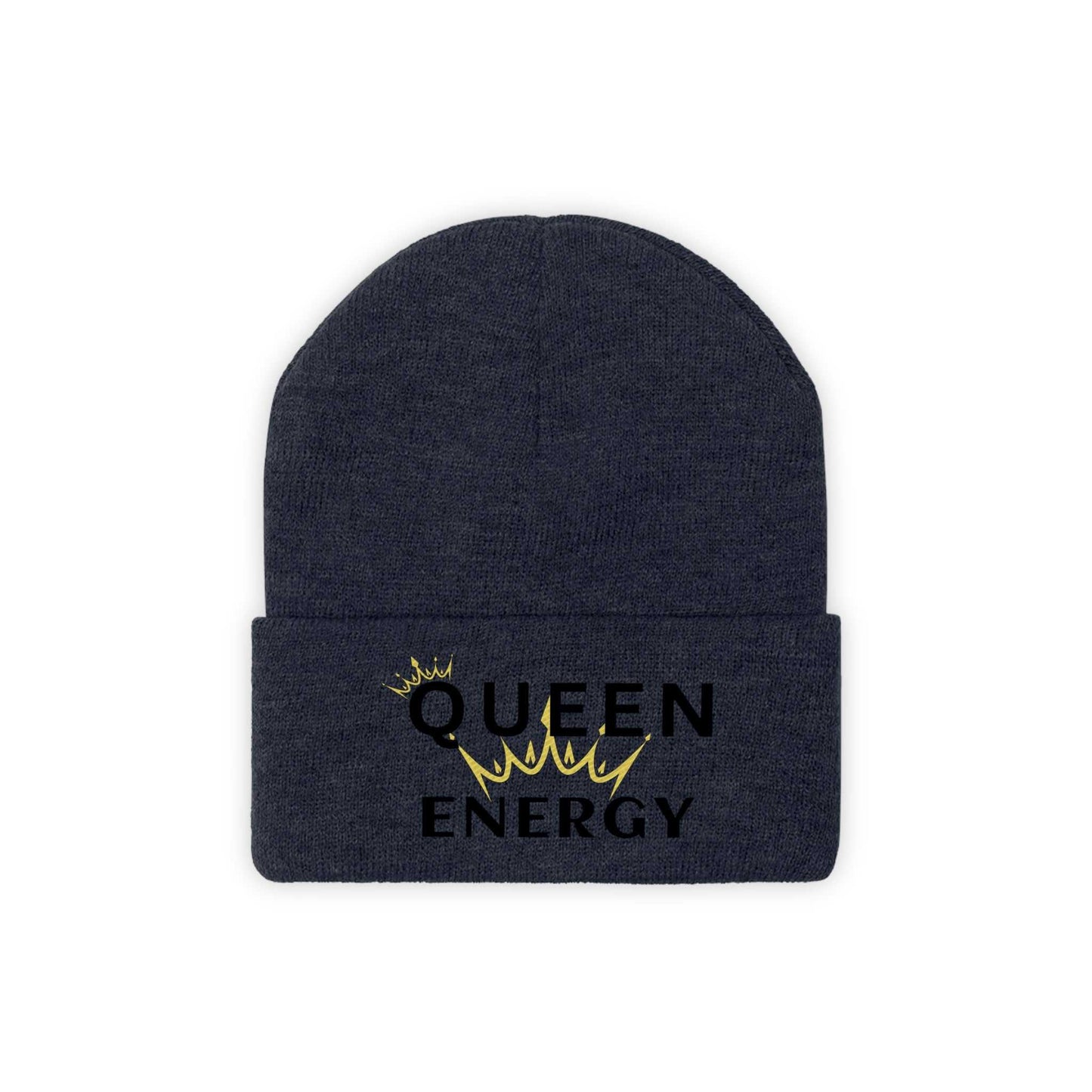 Queen Energy Knit Beanie Motivation on the Go!! Hats Good Vibes Daily Lab 18