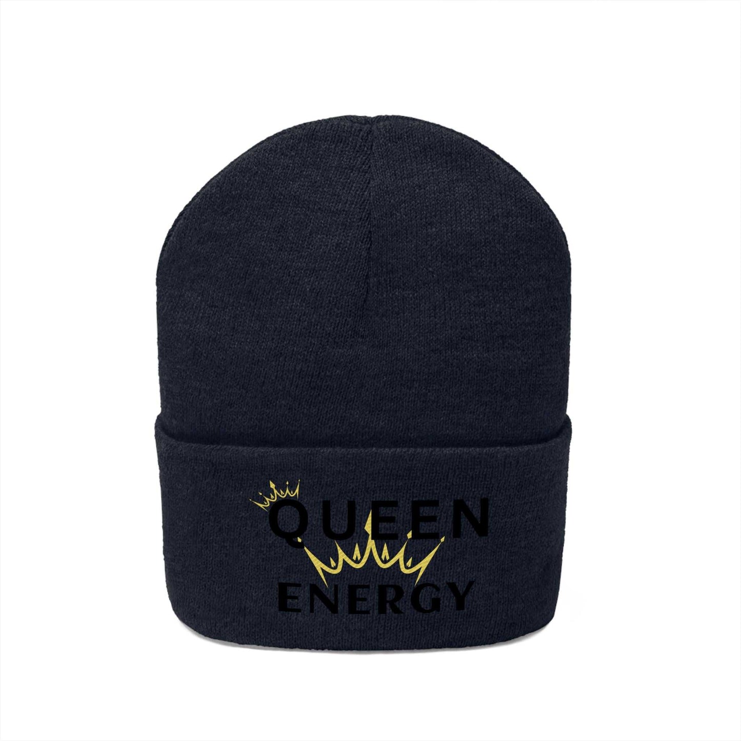 Queen Energy Knit Beanie Motivation on the Go!! Hats Good Vibes Daily Lab 18