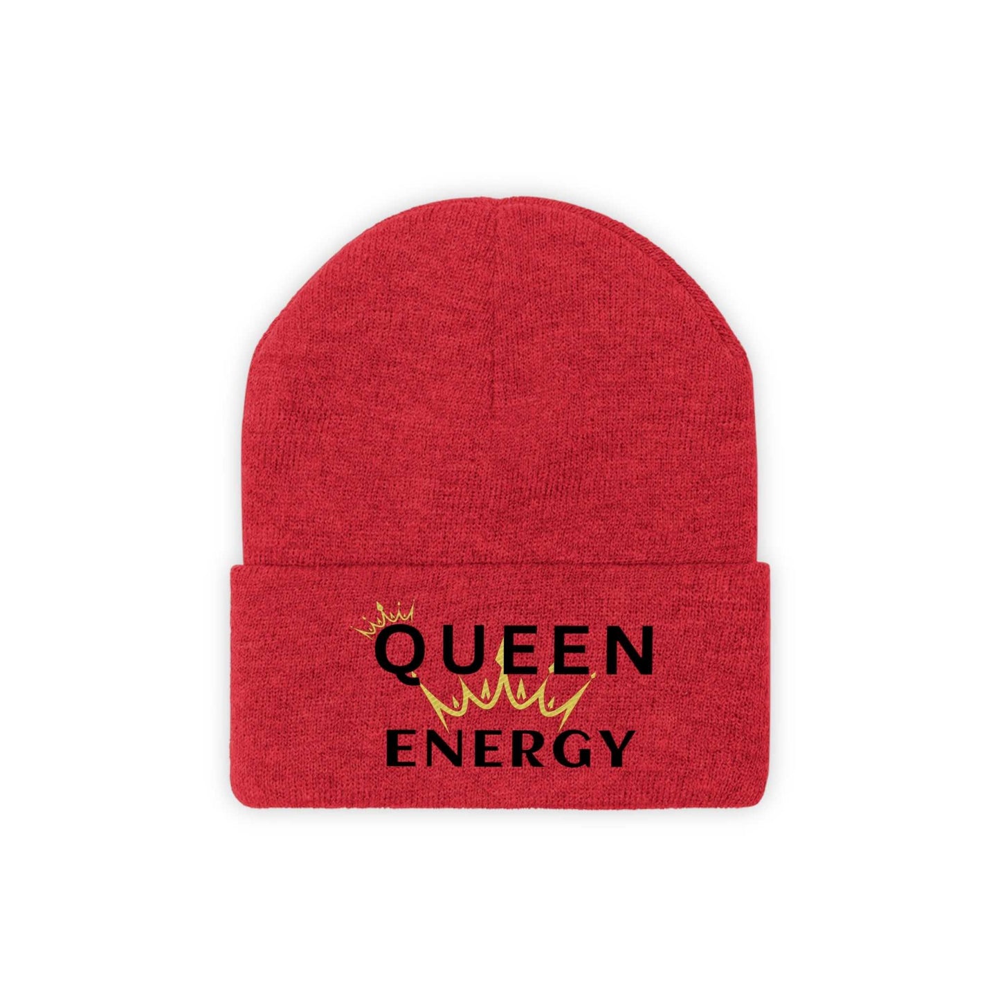 Queen Energy Knit Beanie Motivation on the Go!! Hats Good Vibes Daily Lab 18