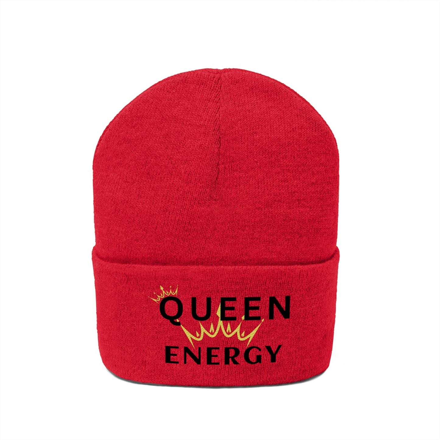 Queen Energy Knit Beanie Motivation on the Go!! Hats Good Vibes Daily Lab 18