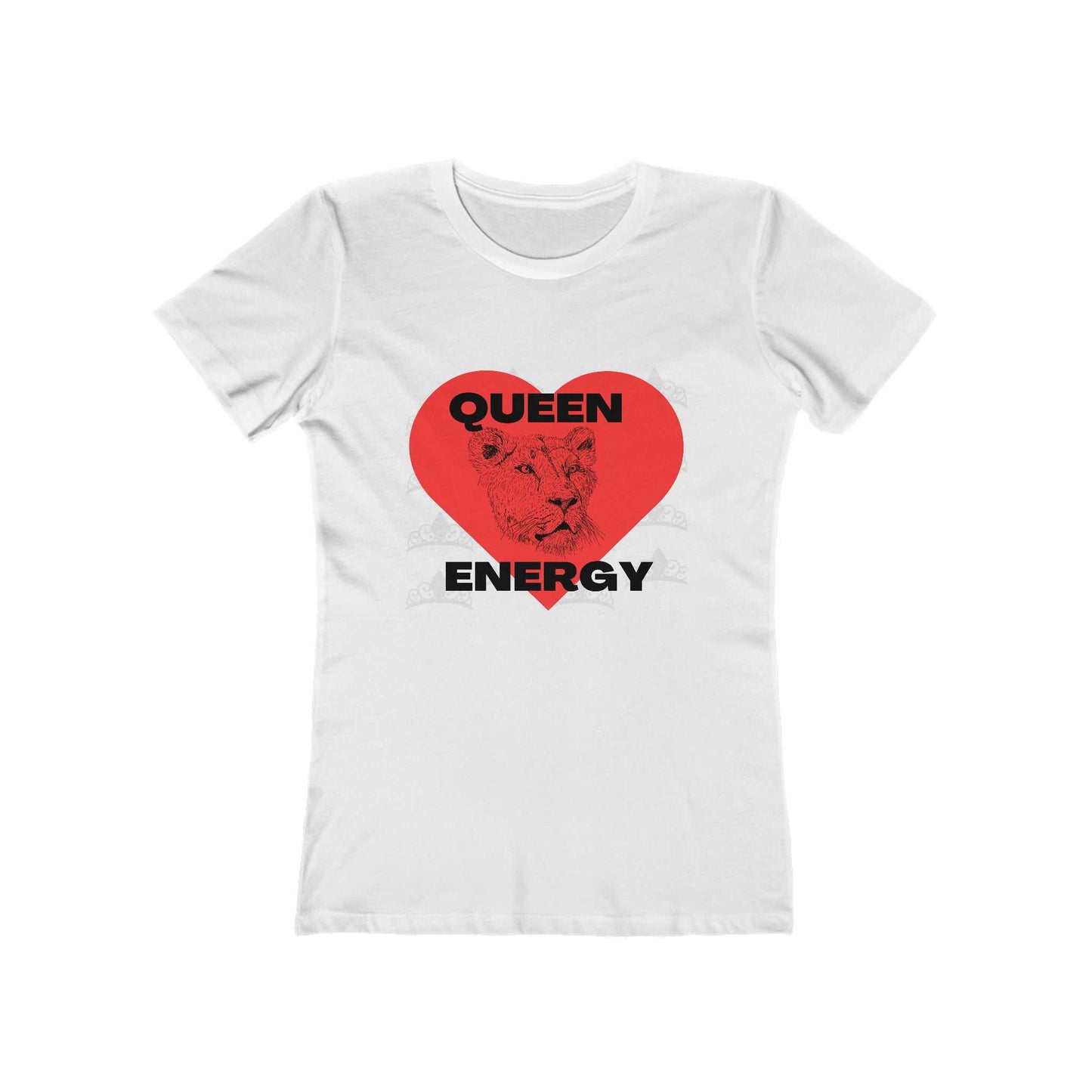 Queen Energy Women's The Boyfriend Tee T-shirts and Tanks T-Shirt Good Vibes Daily Lab 25