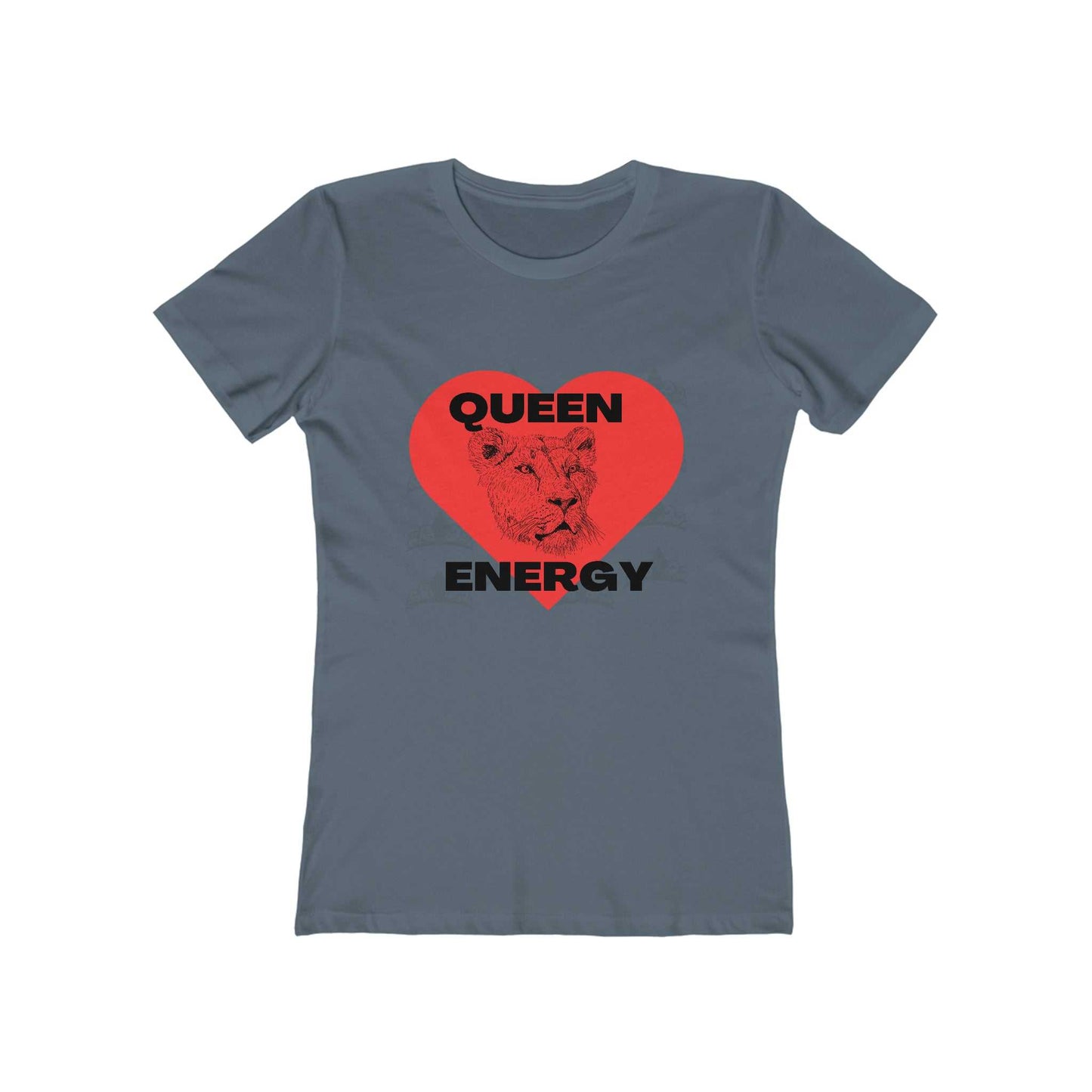 Queen Energy Women's The Boyfriend Tee T-shirts and Tanks T-Shirt Good Vibes Daily Lab 25