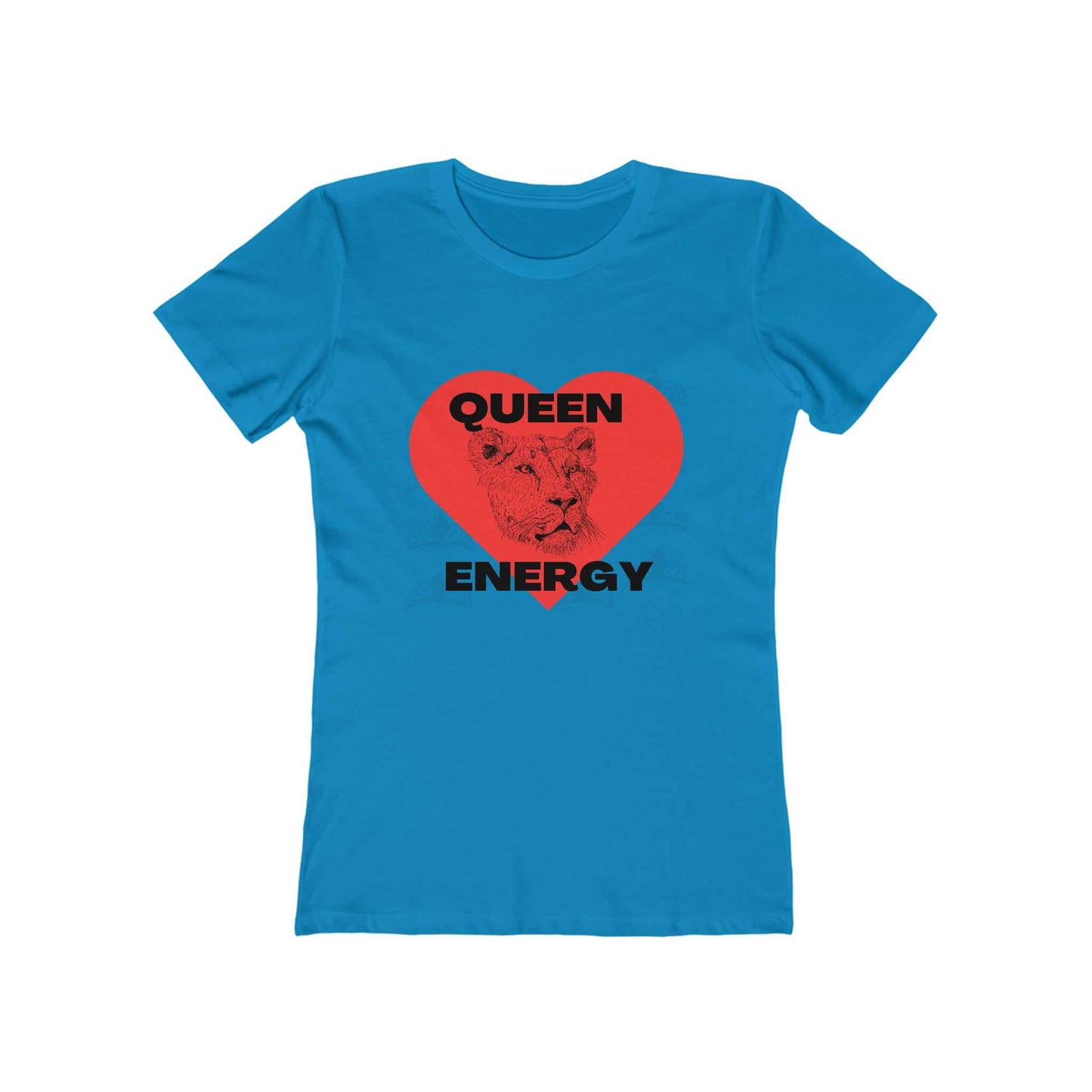 Queen Energy Women's The Boyfriend Tee T-shirts and Tanks T-Shirt Good Vibes Daily Lab 25