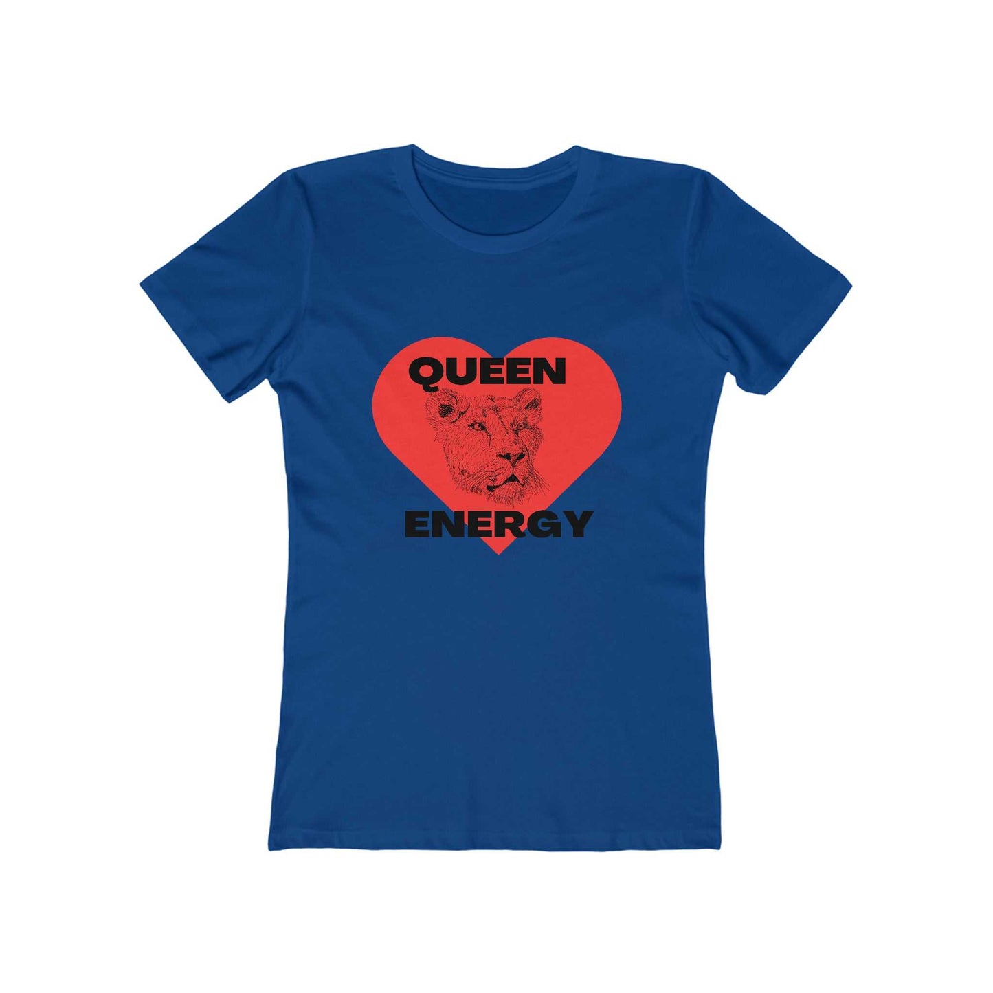 Queen Energy Women's The Boyfriend Tee T-shirts and Tanks T-Shirt Good Vibes Daily Lab 25