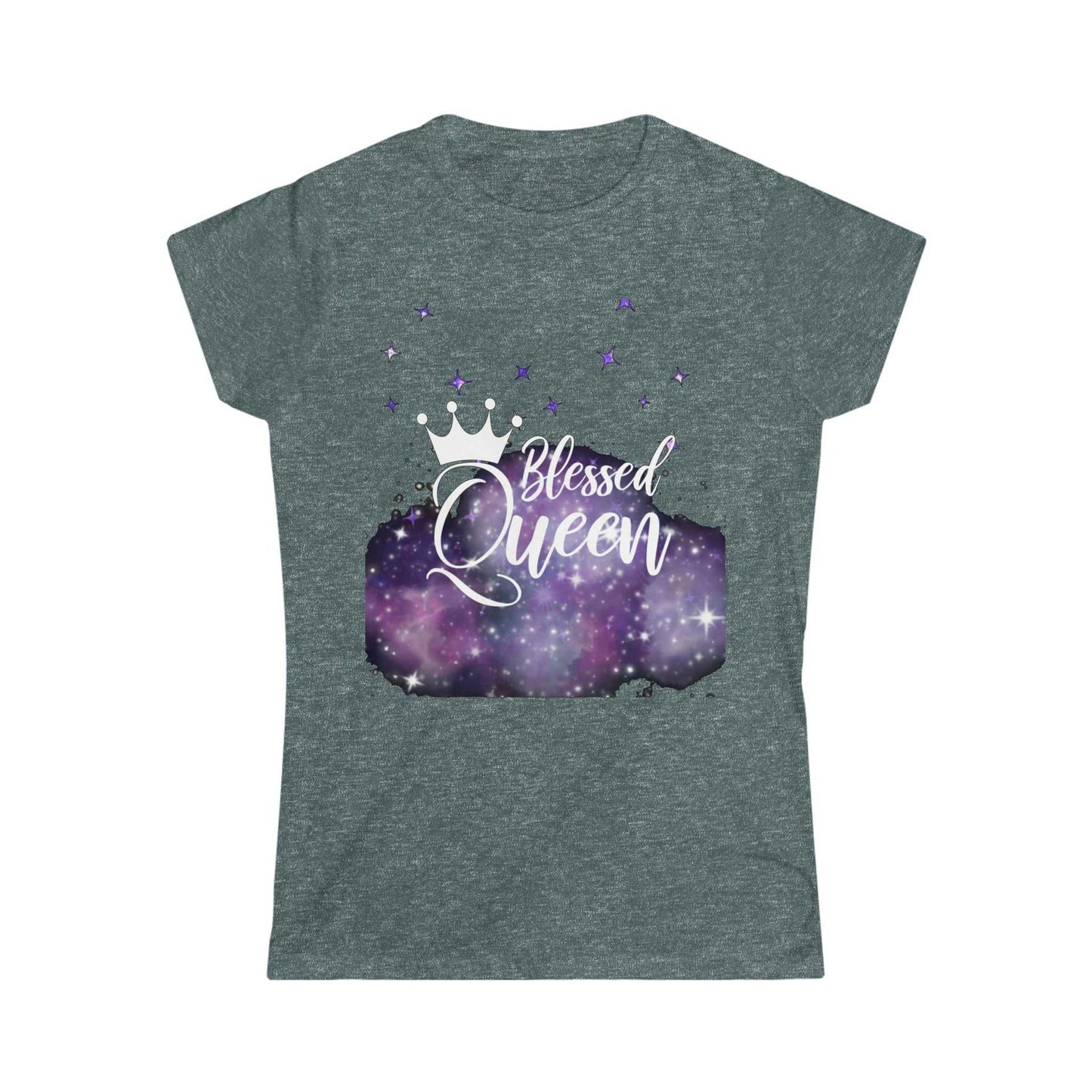 Blessed Queen Women's Softstyle Tee T-shirts and Tanks T-Shirt Good Vibes Daily Lab 28