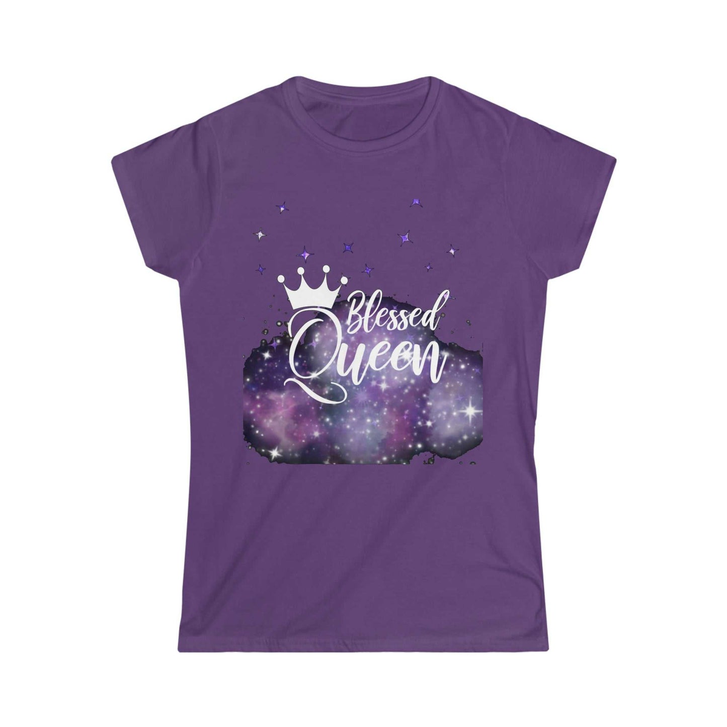 Blessed Queen Women's Softstyle Tee T-shirts and Tanks T-Shirt Good Vibes Daily Lab 28